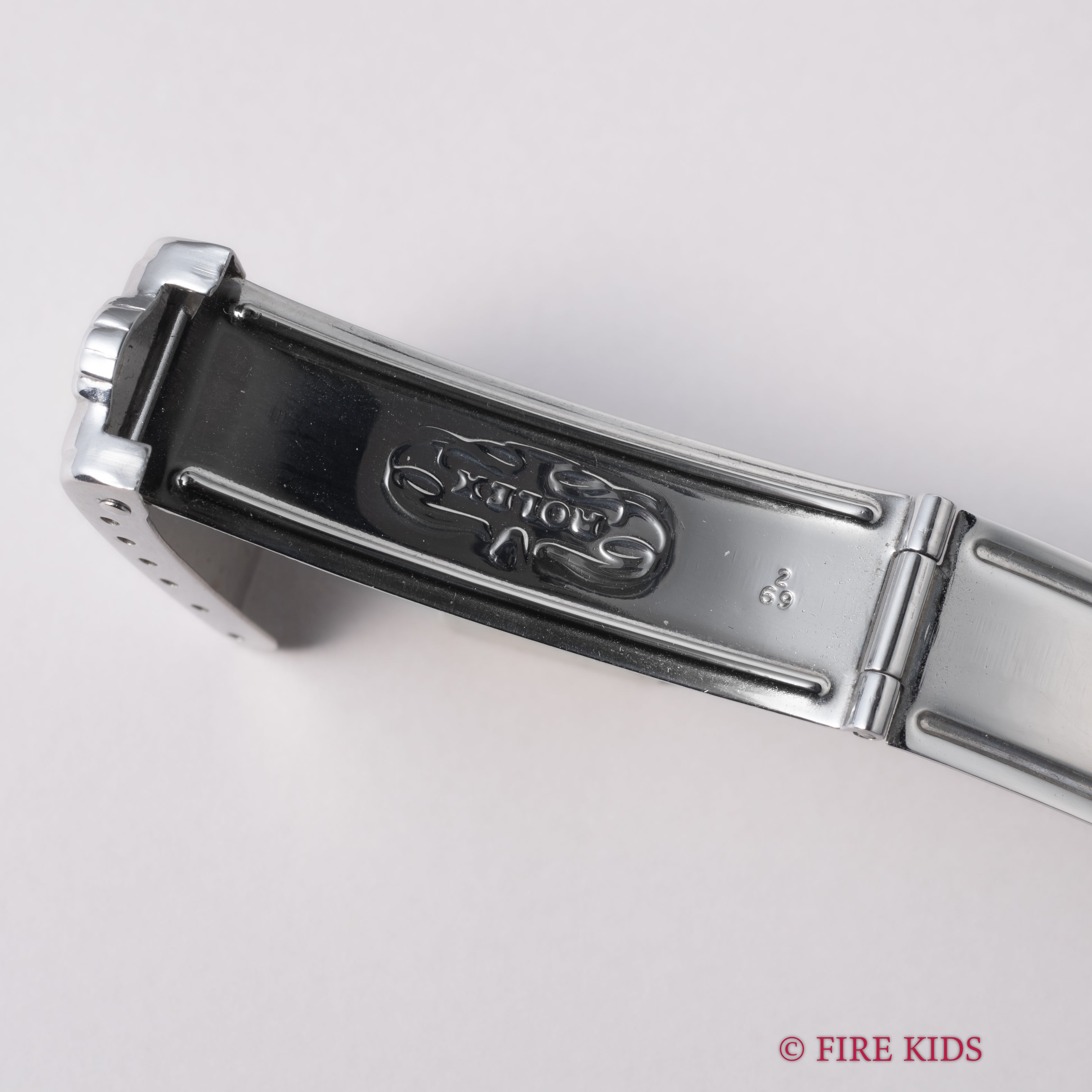 ロレックス オイスターパーペチュアル エンジンターンドベゼル 1968年製 Ref.1007 ショートインデックス 純正リベットブレス