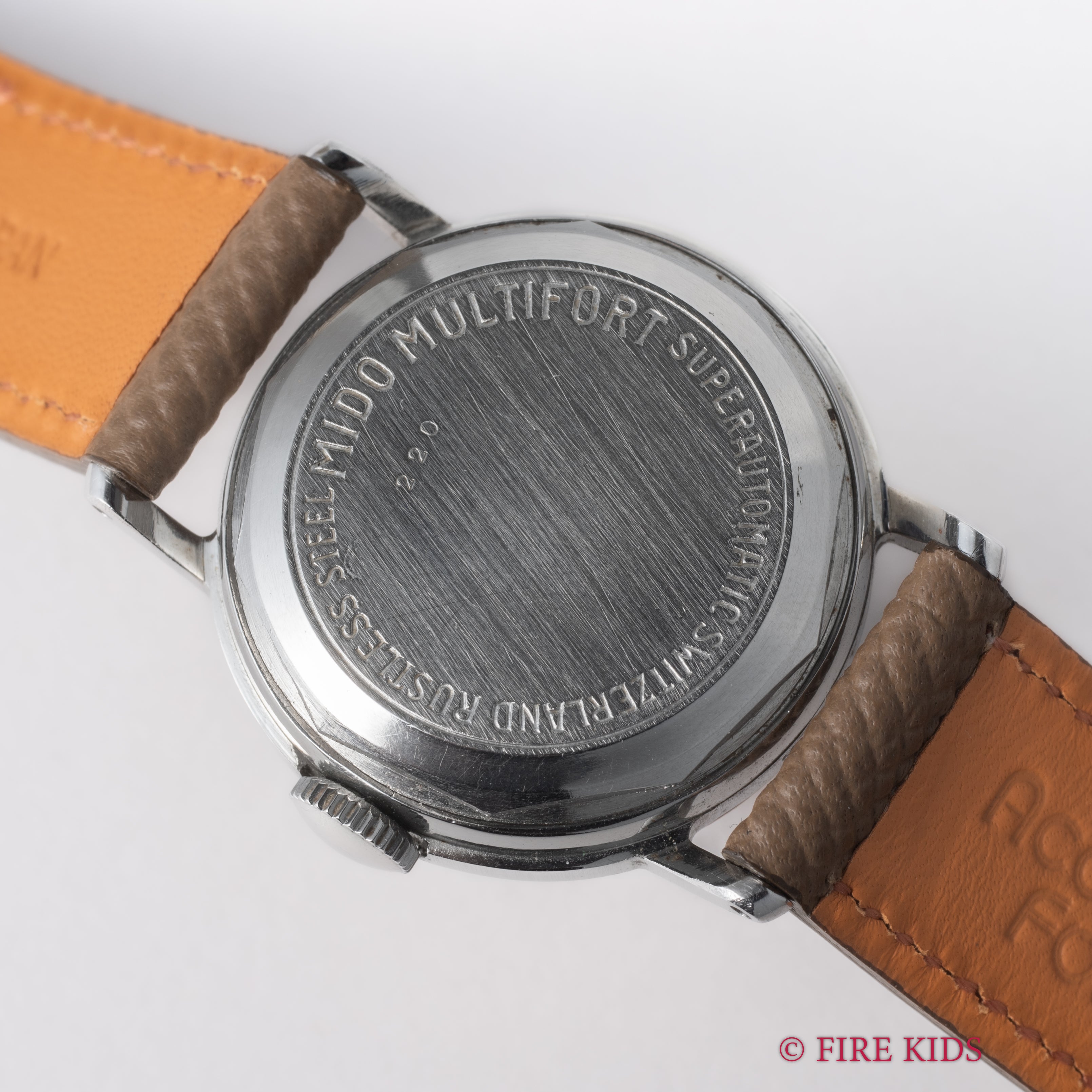 ミドー マルチフォート スーパーオートマチック ピンクゴールドコンビ 1940年代製 センタセコンド自動巻