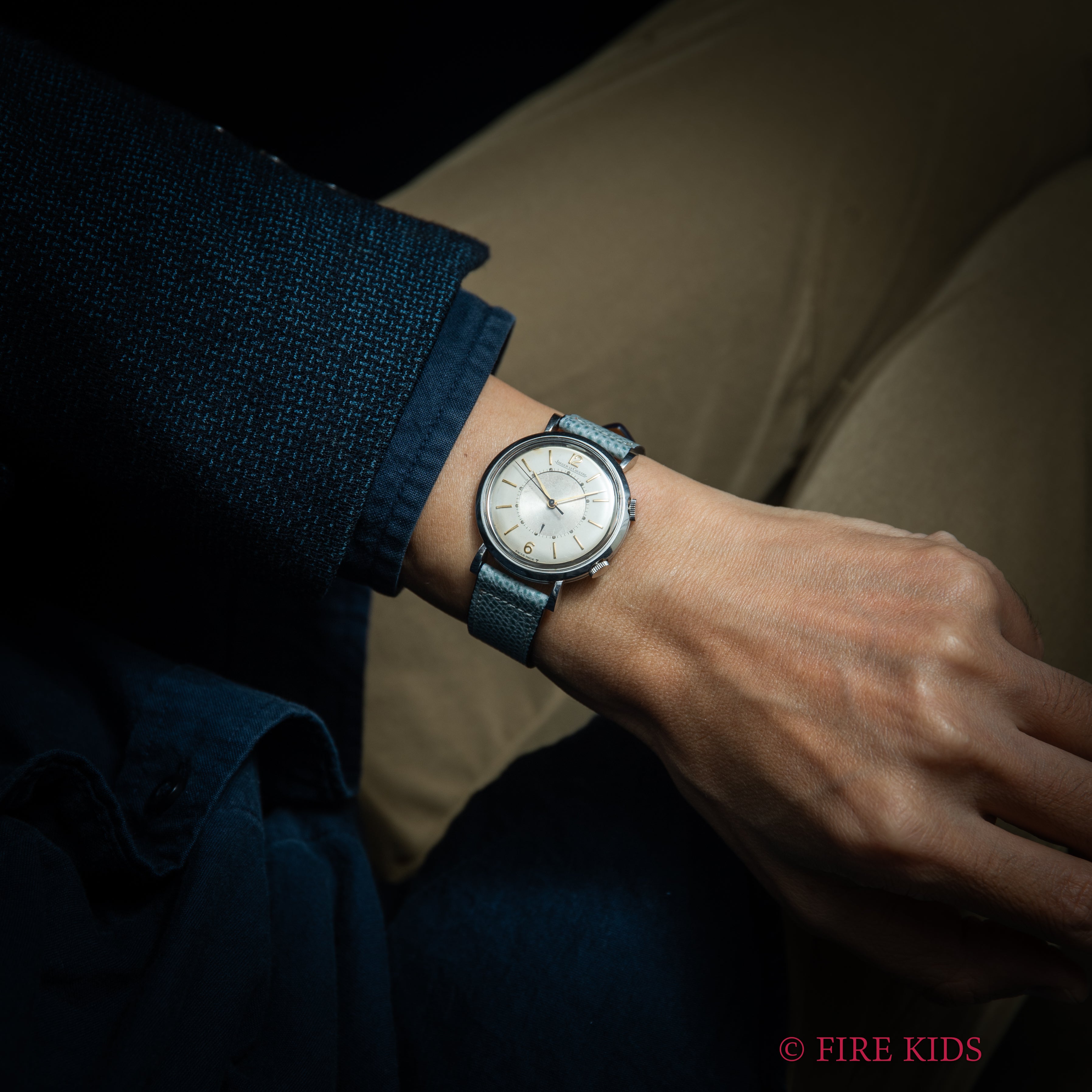 ジャガー・ルクルト メモボックス 1950年代製 手巻きアラームウオッチCal.K814