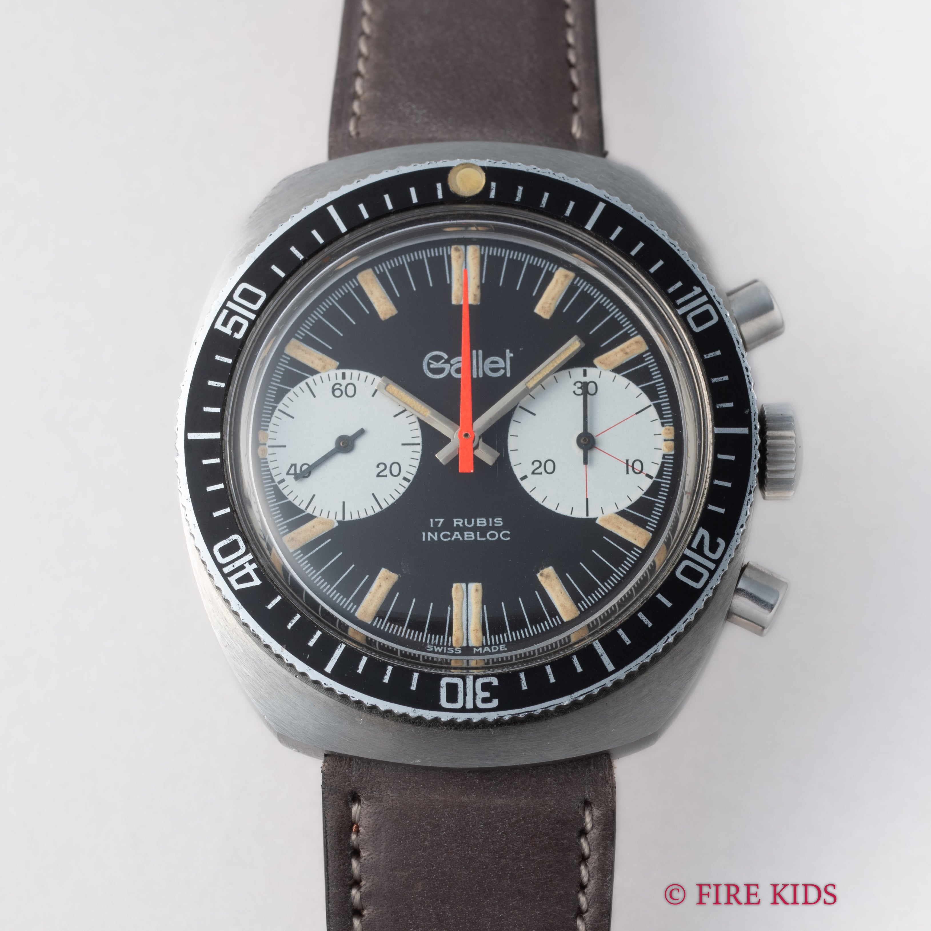 ギャレット ミリタリークロノグラフ フランス外人部隊 1960年代後半～70年代前半製