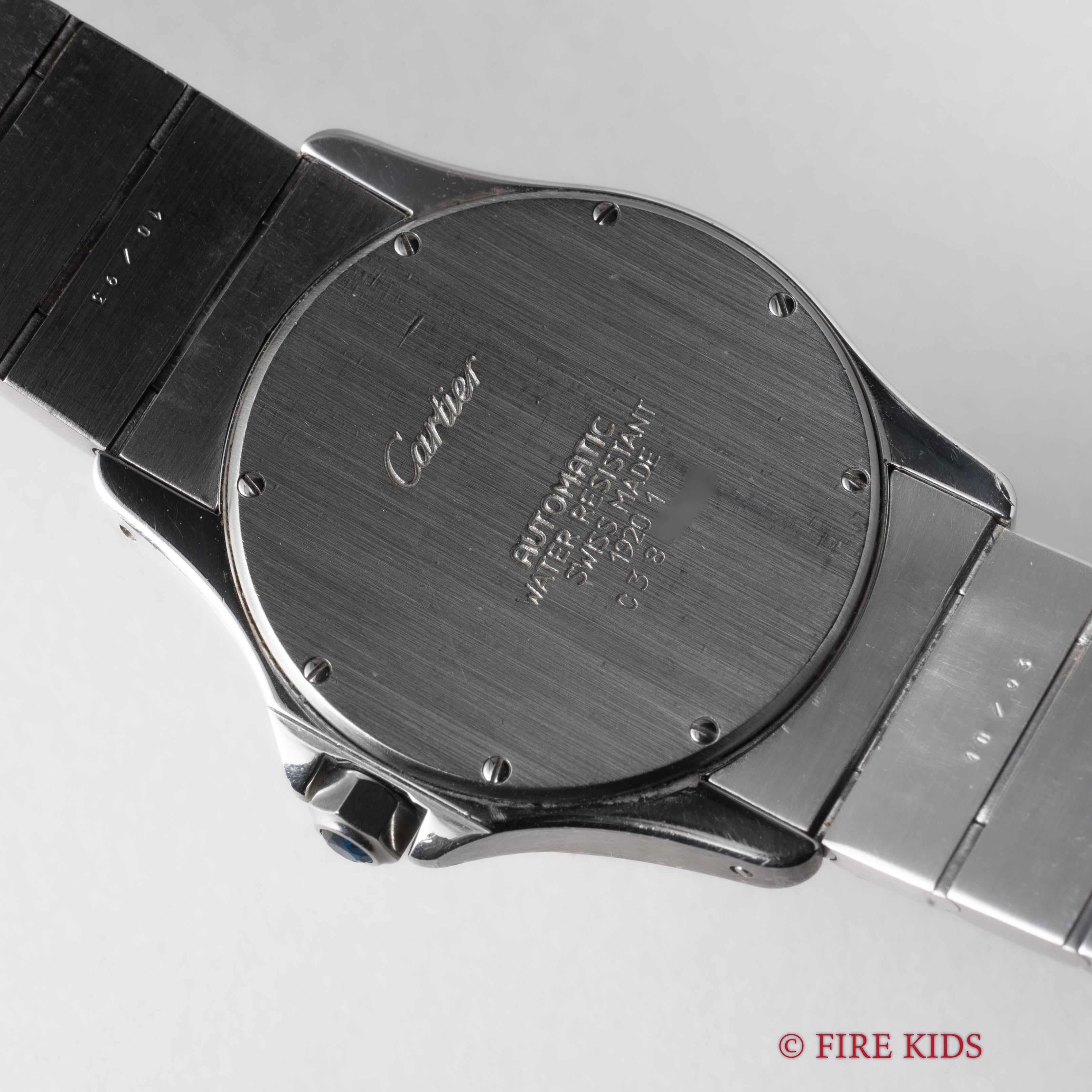 カルティエ サントス ロンド LMサイズ 自動巻き 1990年代製 ホワイトローマンダイヤル