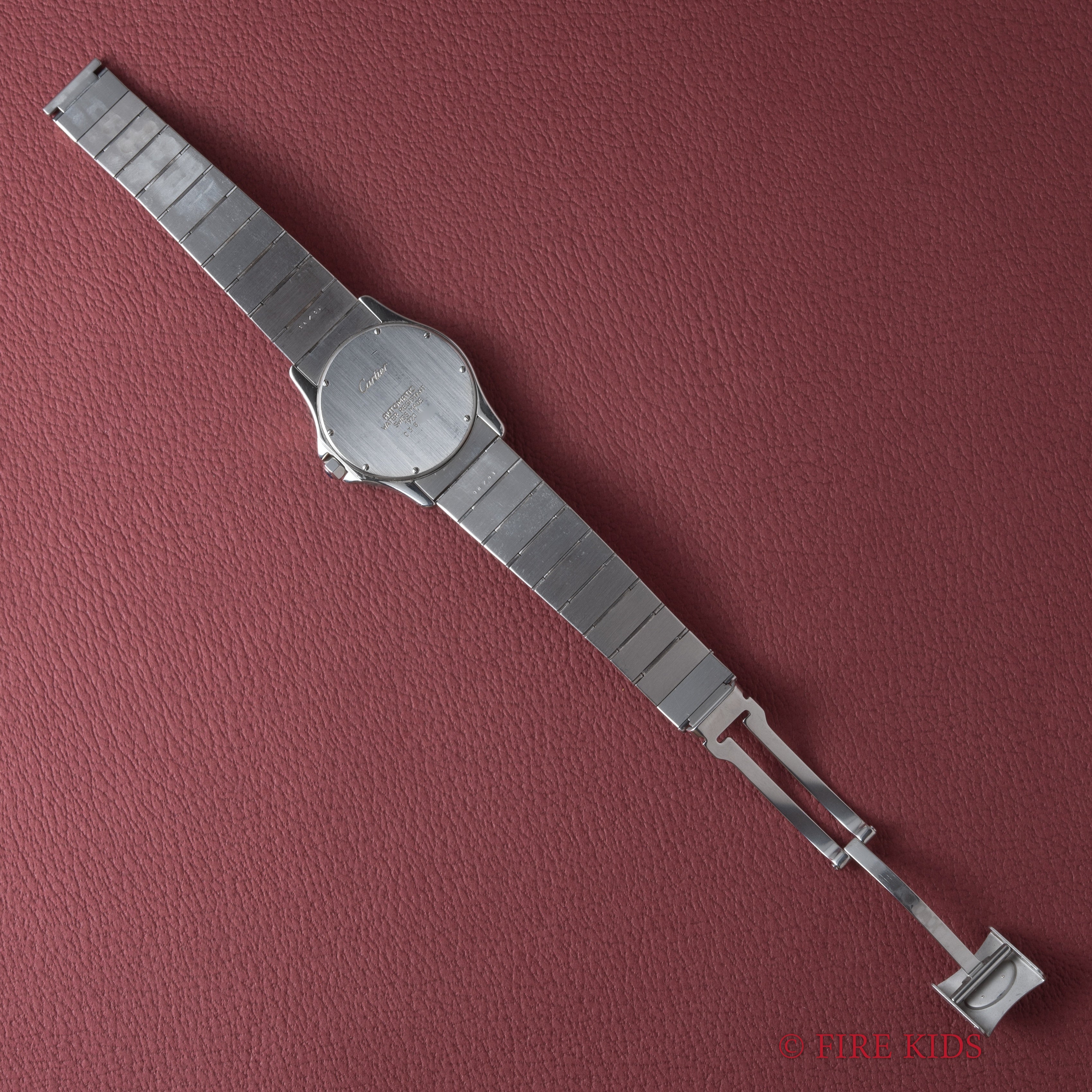 カルティエ サントス ロンド LMサイズ 自動巻き 1990年代製 ホワイトローマンダイヤル