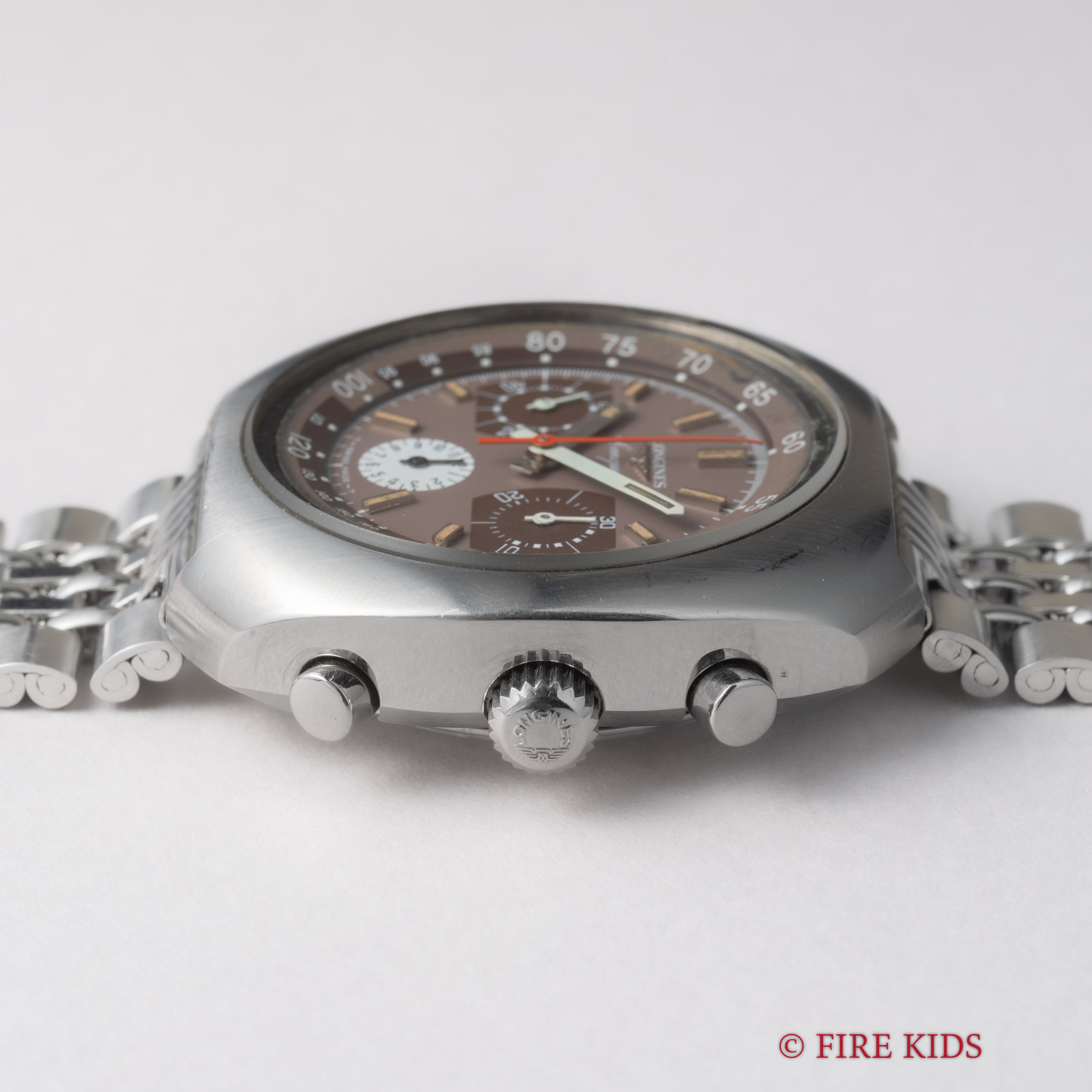 ロンジン コンクエスト クロノグラフ Ref.8595 1970 1969年製 Cal.330 バルジュー72 純正ブレス