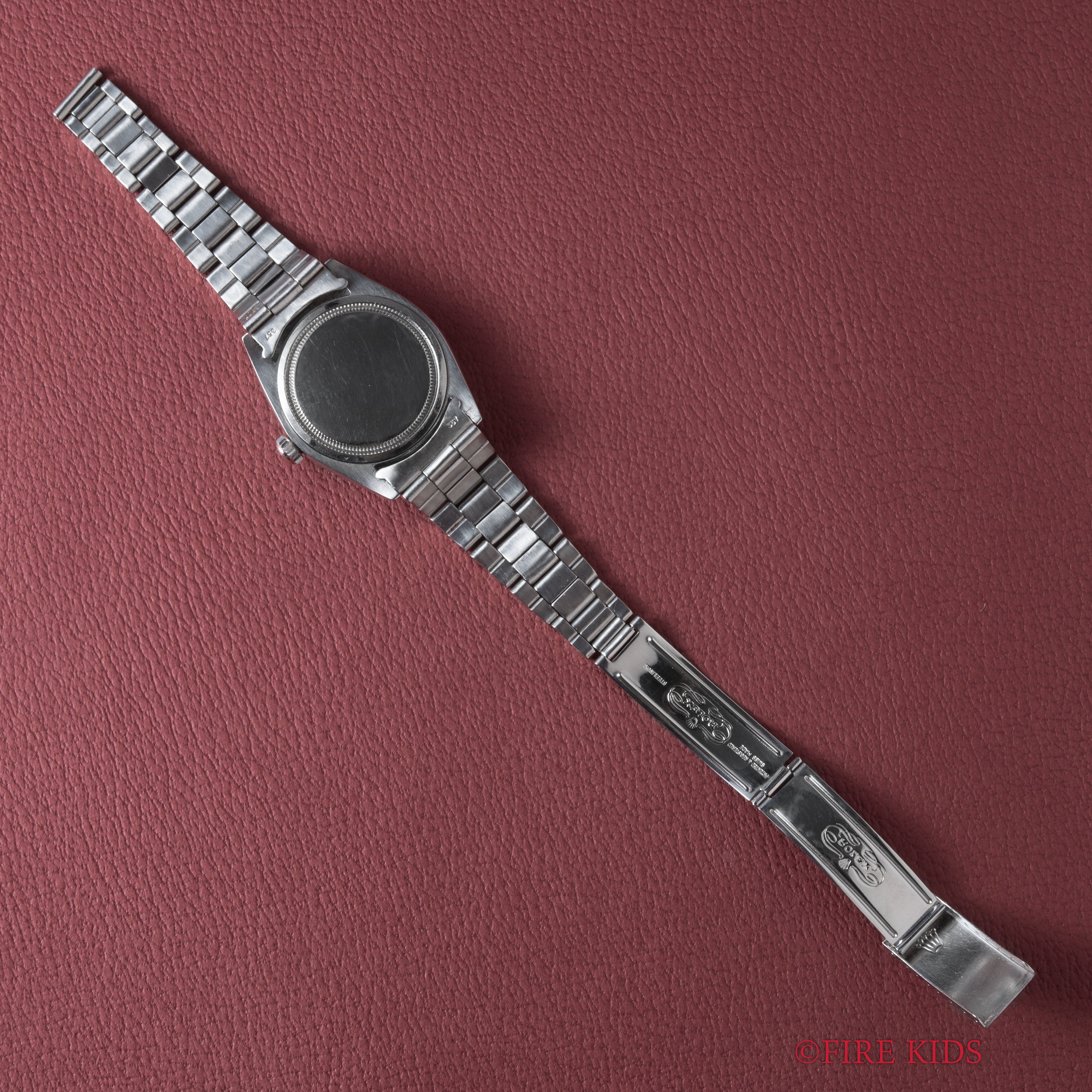 ロレックス オイスター 1971年製 Ref.6426 リネンダイヤル 純正オイスターブレス