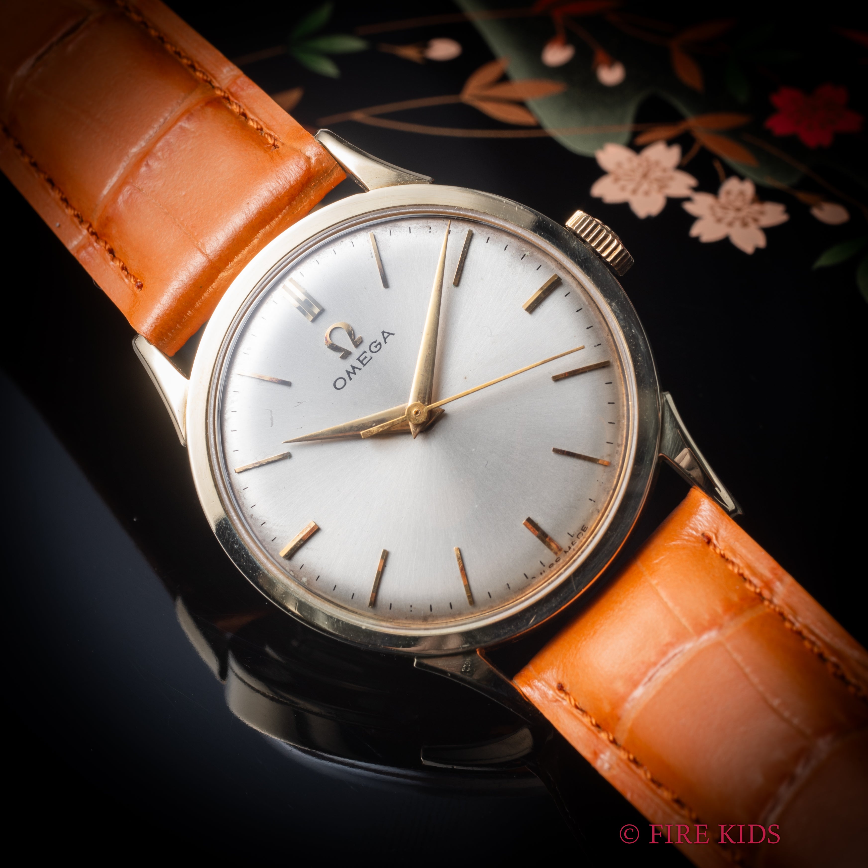 オメガ 14金無垢USケース 1956年製 Cal.420 手巻き