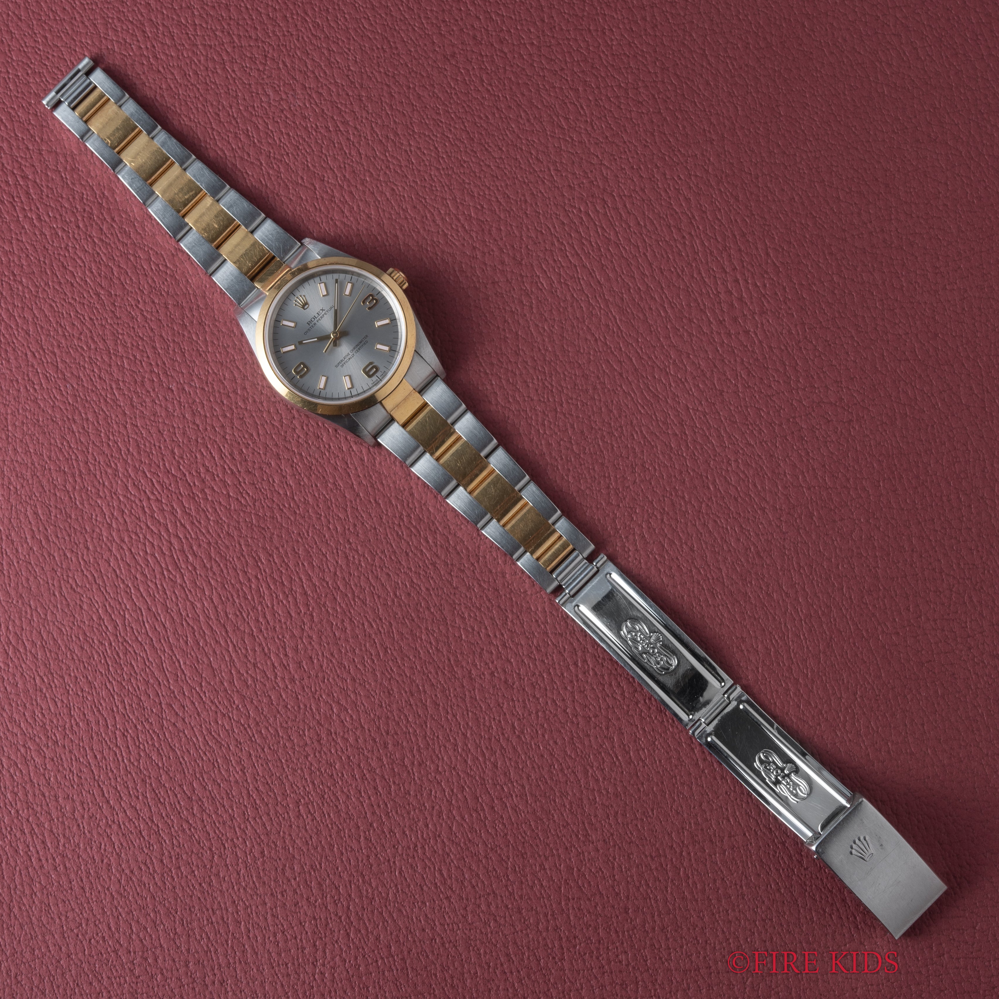 ロレックス オイスターパーペチュアル コンビ 2000年製 Ref.14203 グレー エクスプローラーダイヤル