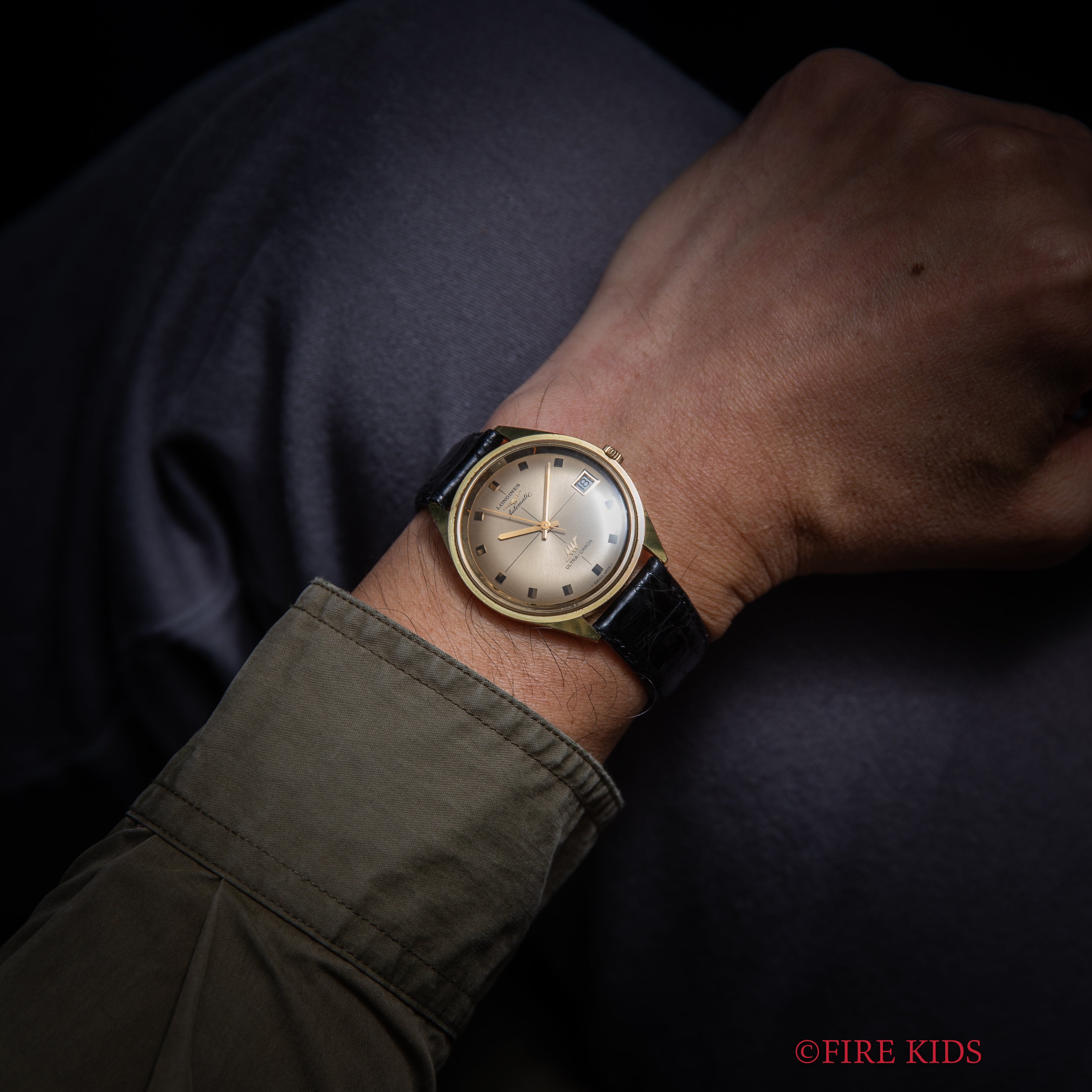 ロンジン 1969年製 ウルトラクロン 10振動自動巻き Ref.7952-4 金張りケース