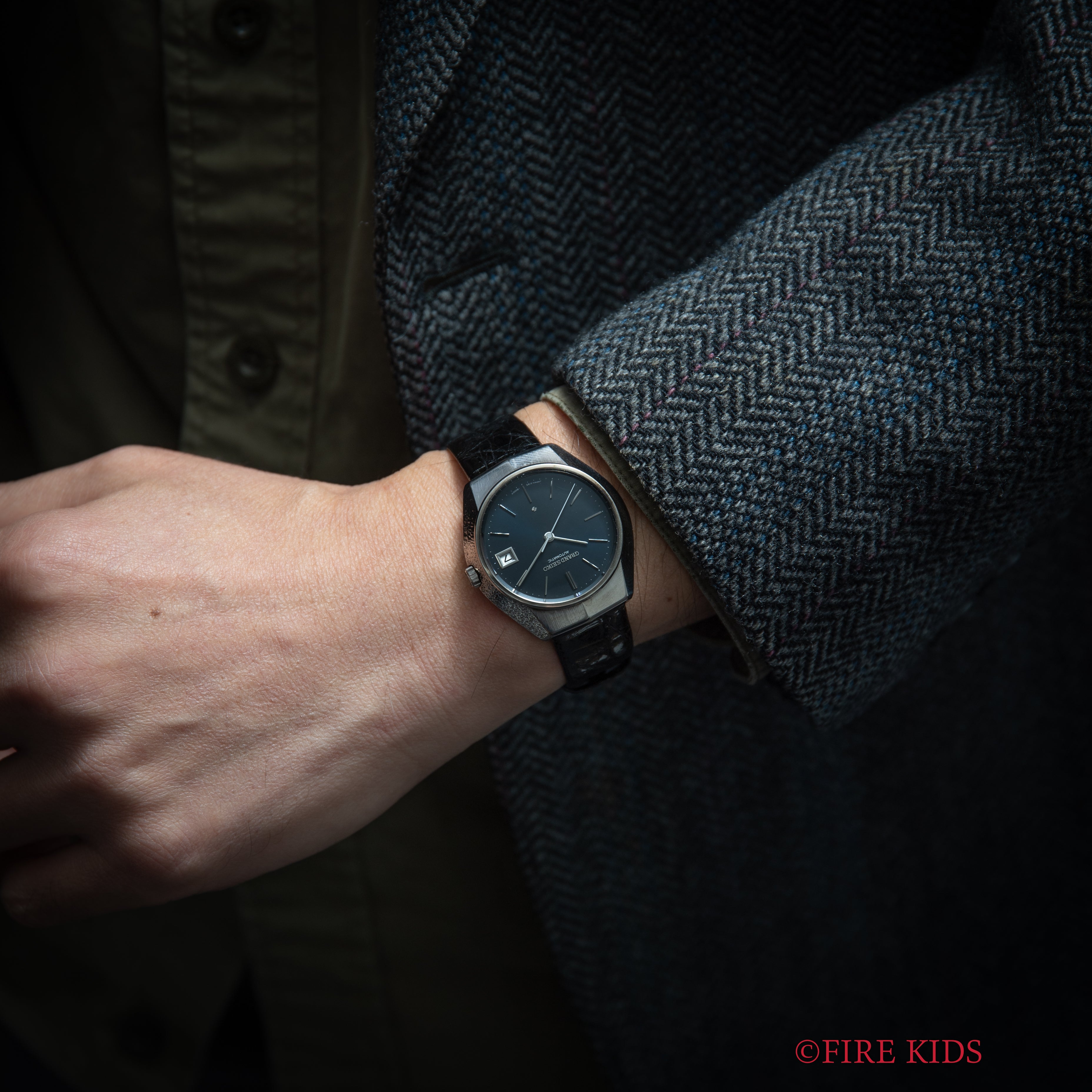 グランドセイコー V.F.A 銀パラ 1968年製 Ref.6185-8010 61GS