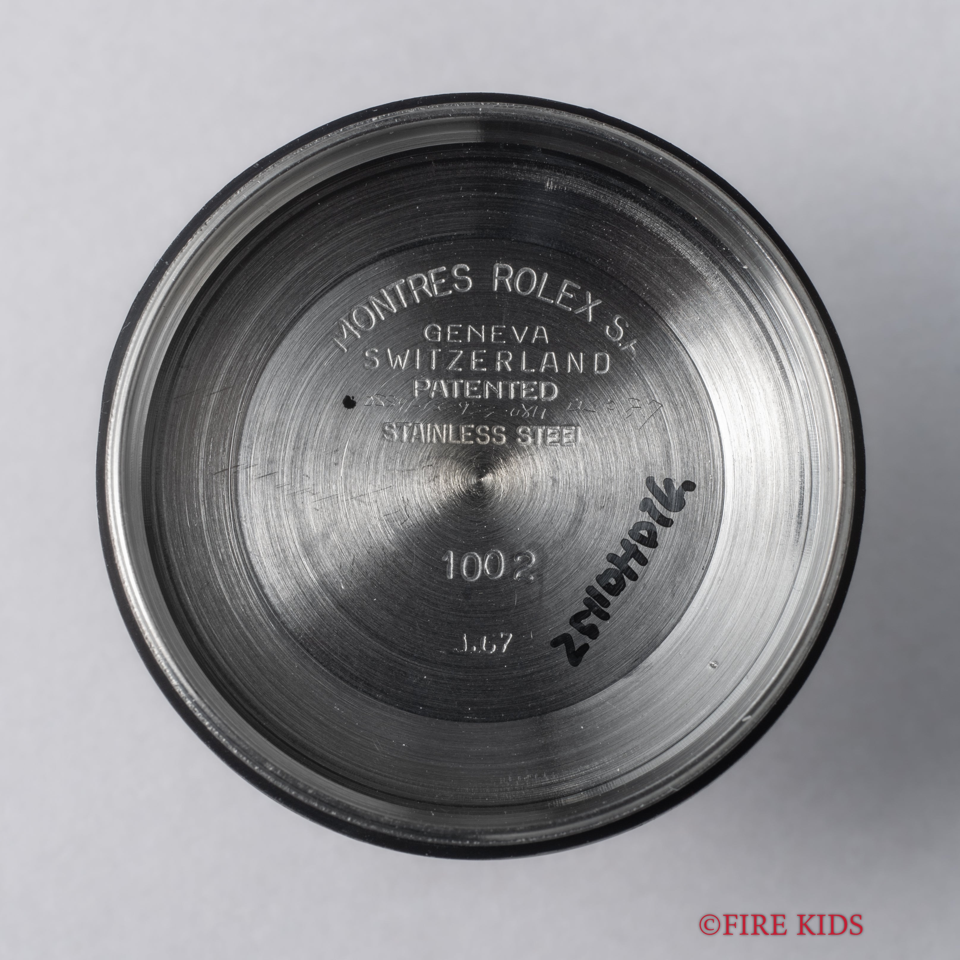 ロレックス オイスターパーペチュアル 1967年製 Ref.1003 エンジンターンドベゼル 純正オイスターブレス