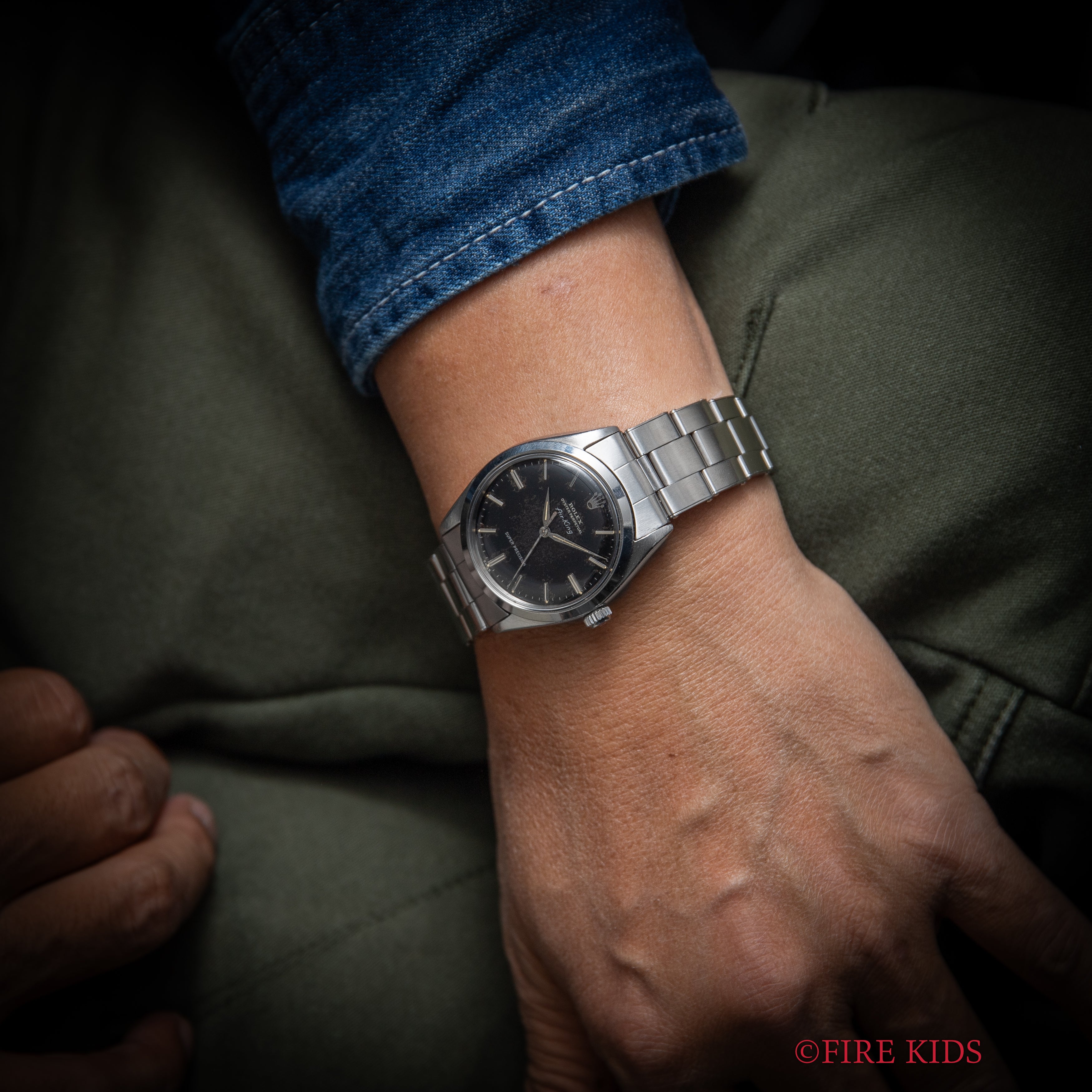 ロレックス エアキング Ref.5500 ギルトダイヤル 1964年製