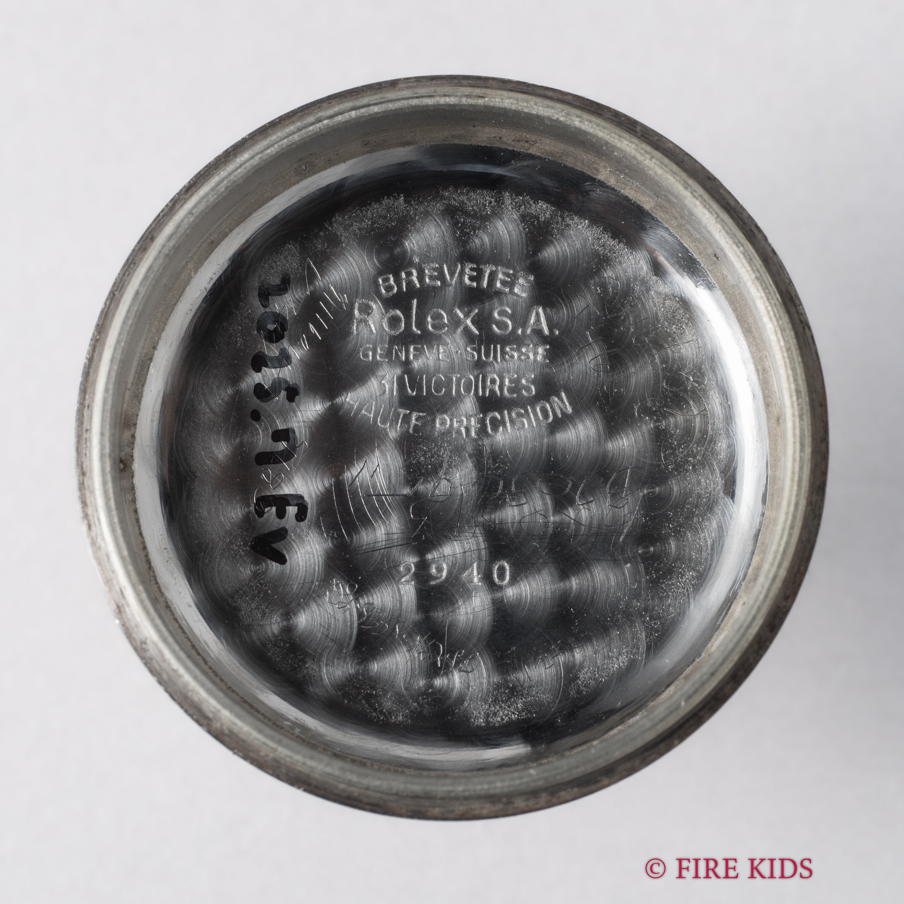 ロレックス バブルバック 1945年製 飛びアラビアダイヤル Ref.2940 純正バックル社外ブレス