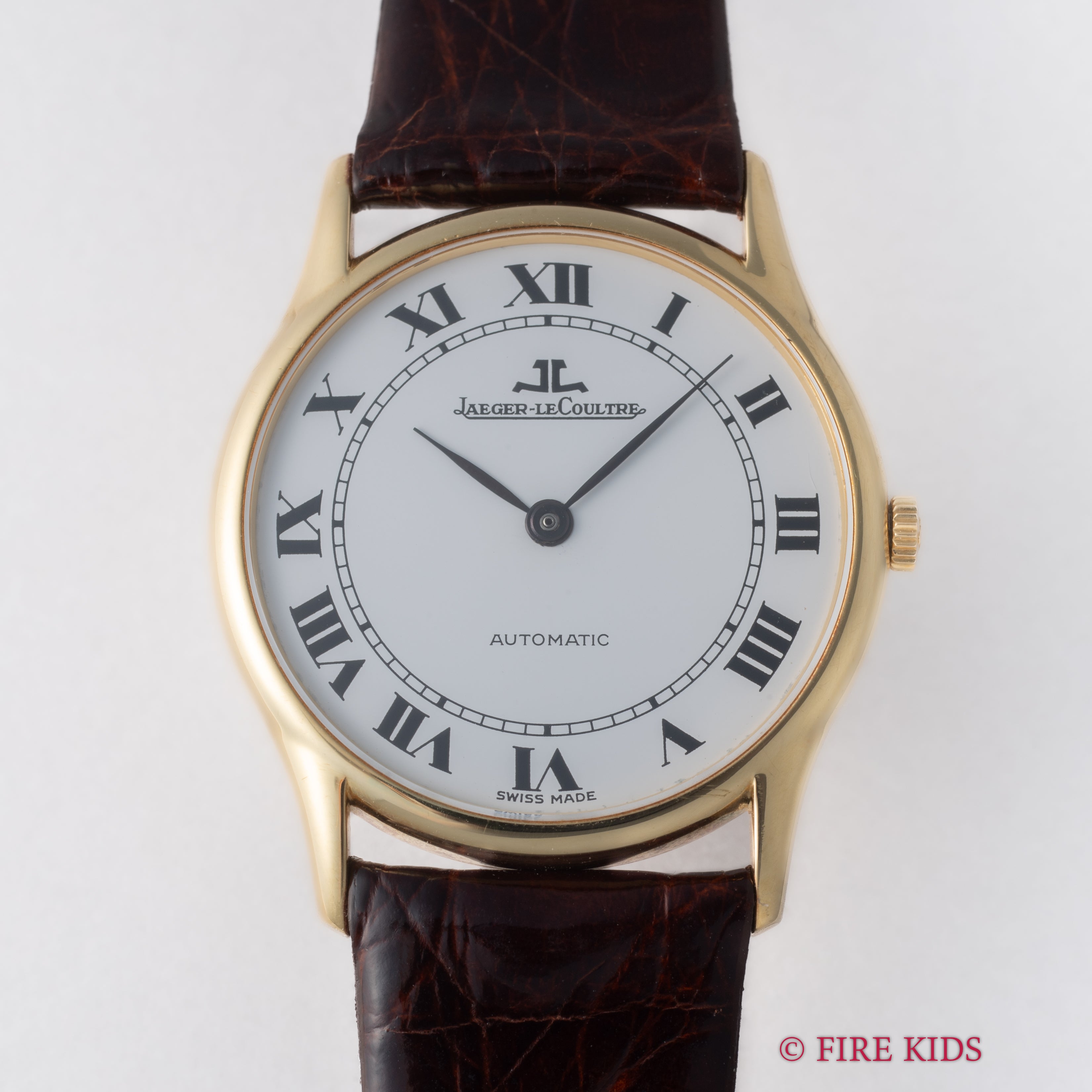 ジャガー・ルクルト 1970年代製 ラウンド ホワイトローマン 18KYG 自動巻き Ref.5001 21 Cal.900