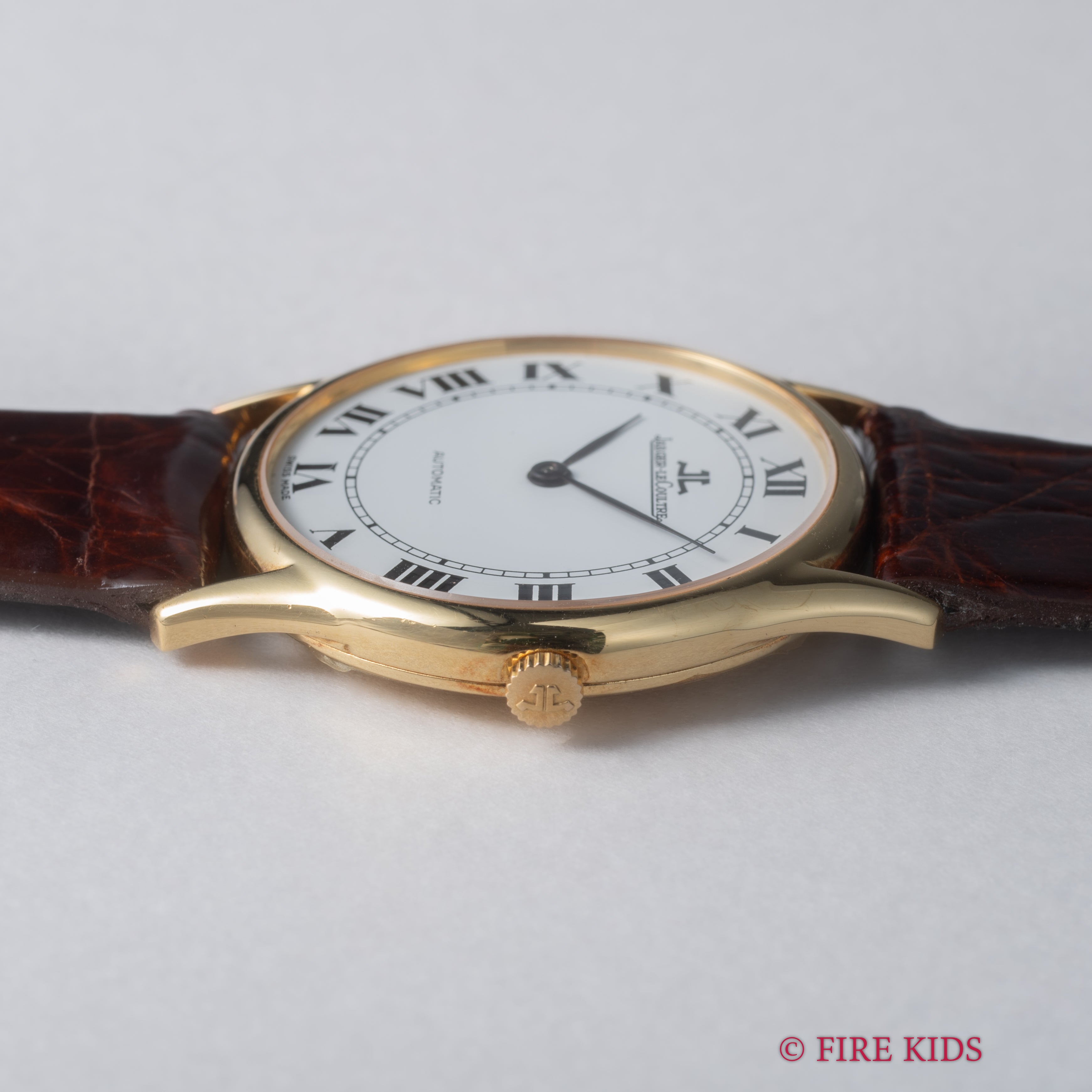 ジャガー・ルクルト 1970年代製 ラウンド ホワイトローマン 18KYG 自動巻き Ref.5001 21 Cal.900