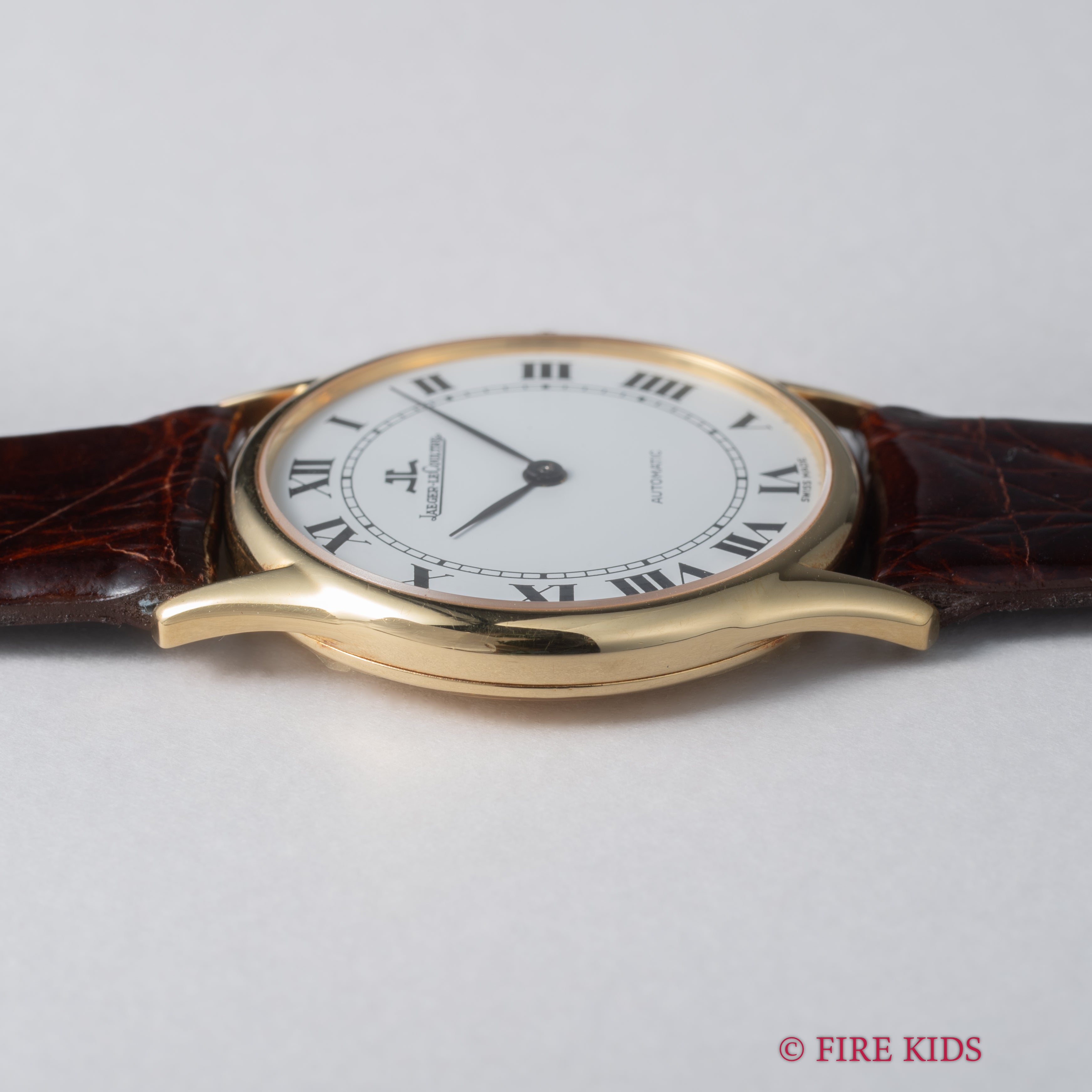 ジャガー・ルクルト 1970年代製 ラウンド ホワイトローマン 18KYG 自動巻き Ref.5001 21 Cal.900