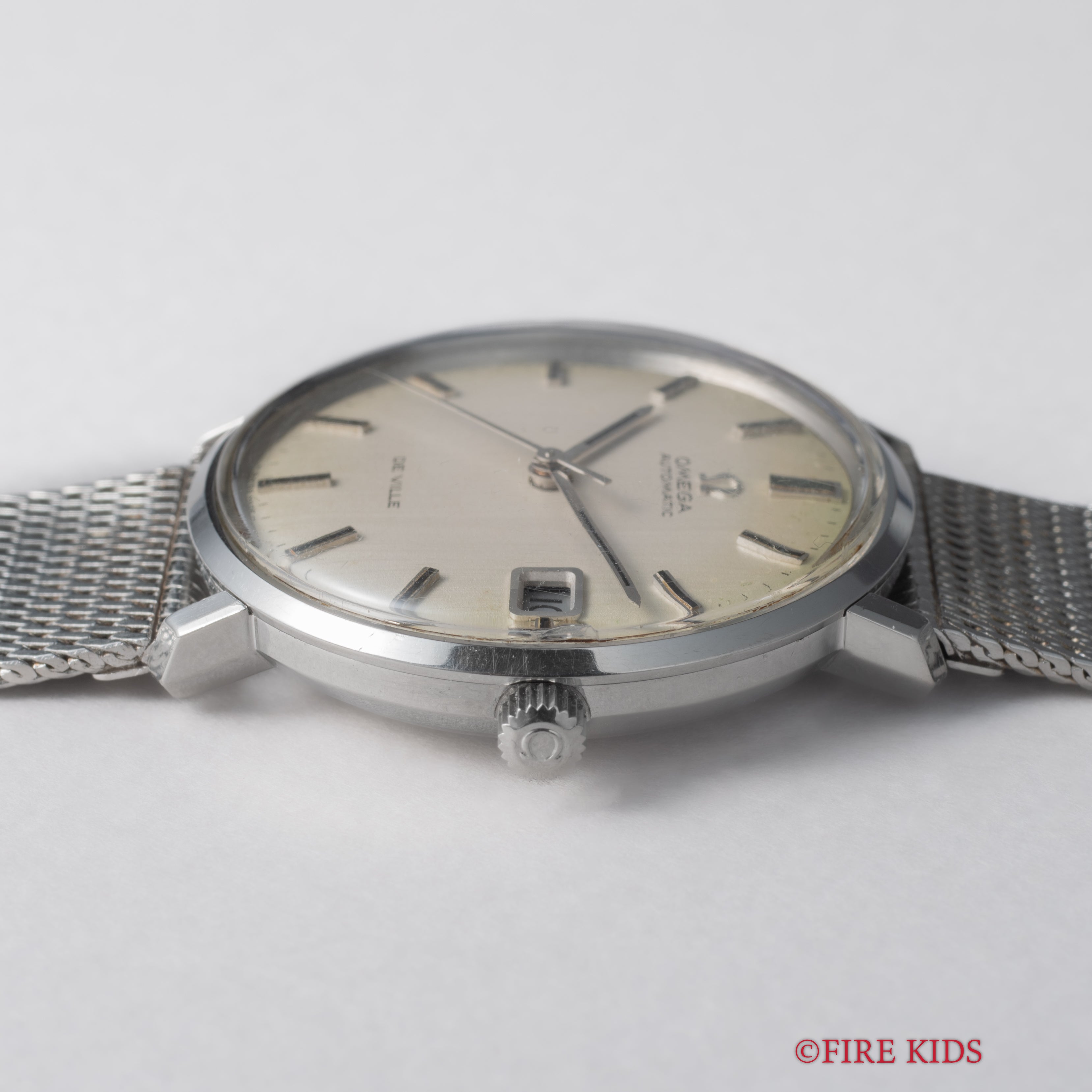 オメガ デヴィル オートマチック 1971年製 Ref.166.003 メッシュブレス付き