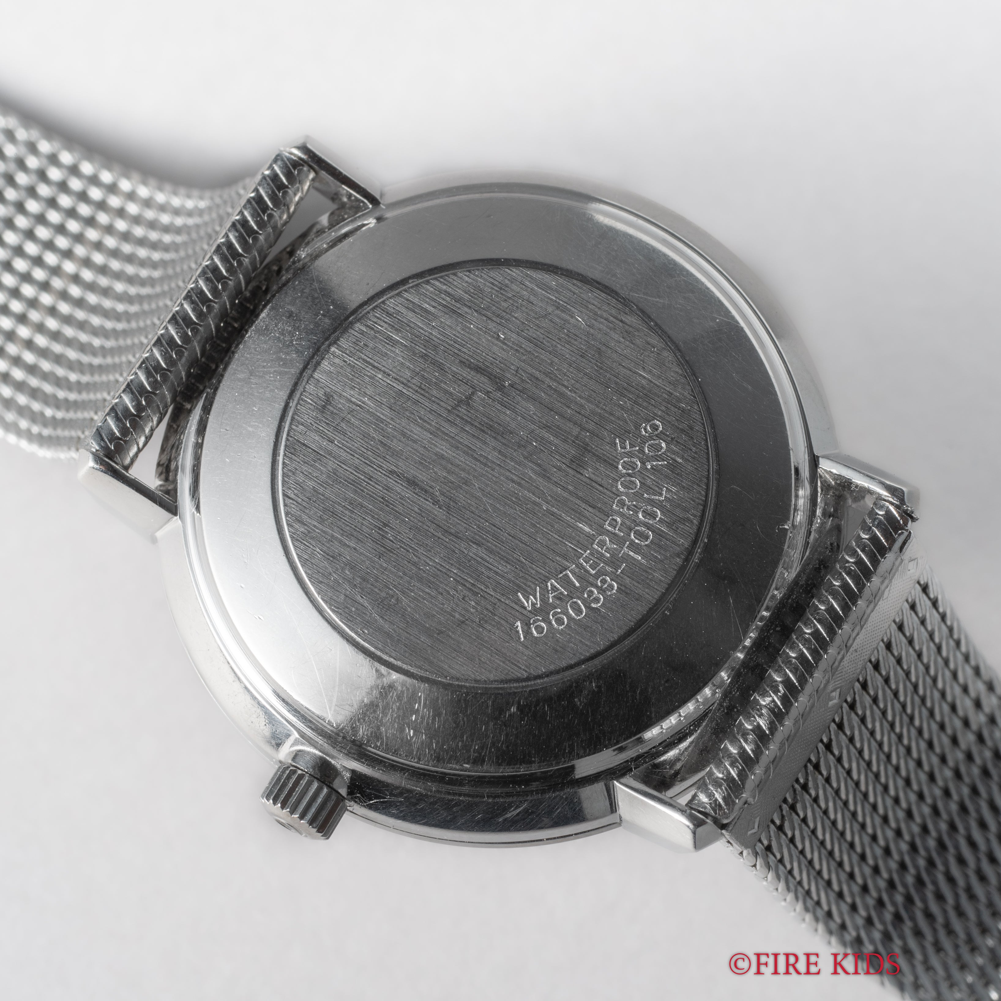 オメガ デヴィル オートマチック 1971年製 Ref.166.003 メッシュブレス付き