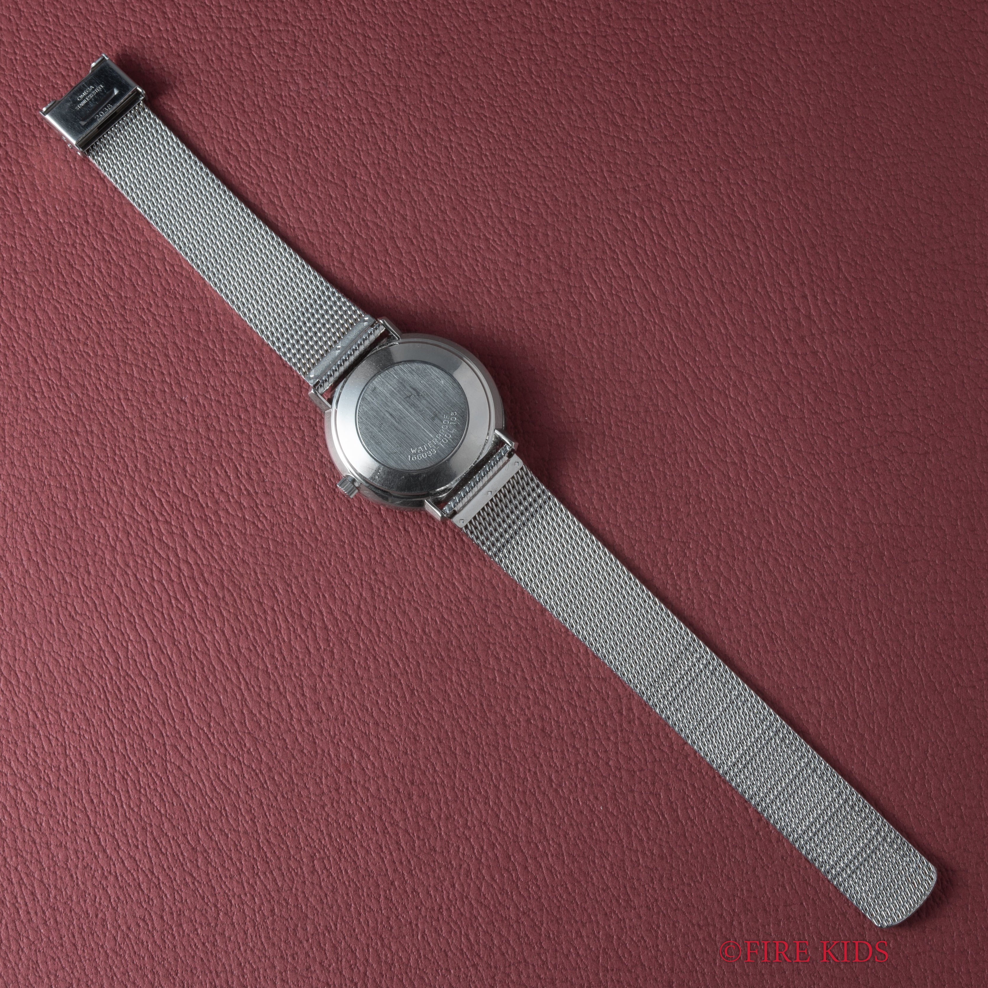 オメガ デヴィル オートマチック 1971年製 Ref.166.003 メッシュブレス付き