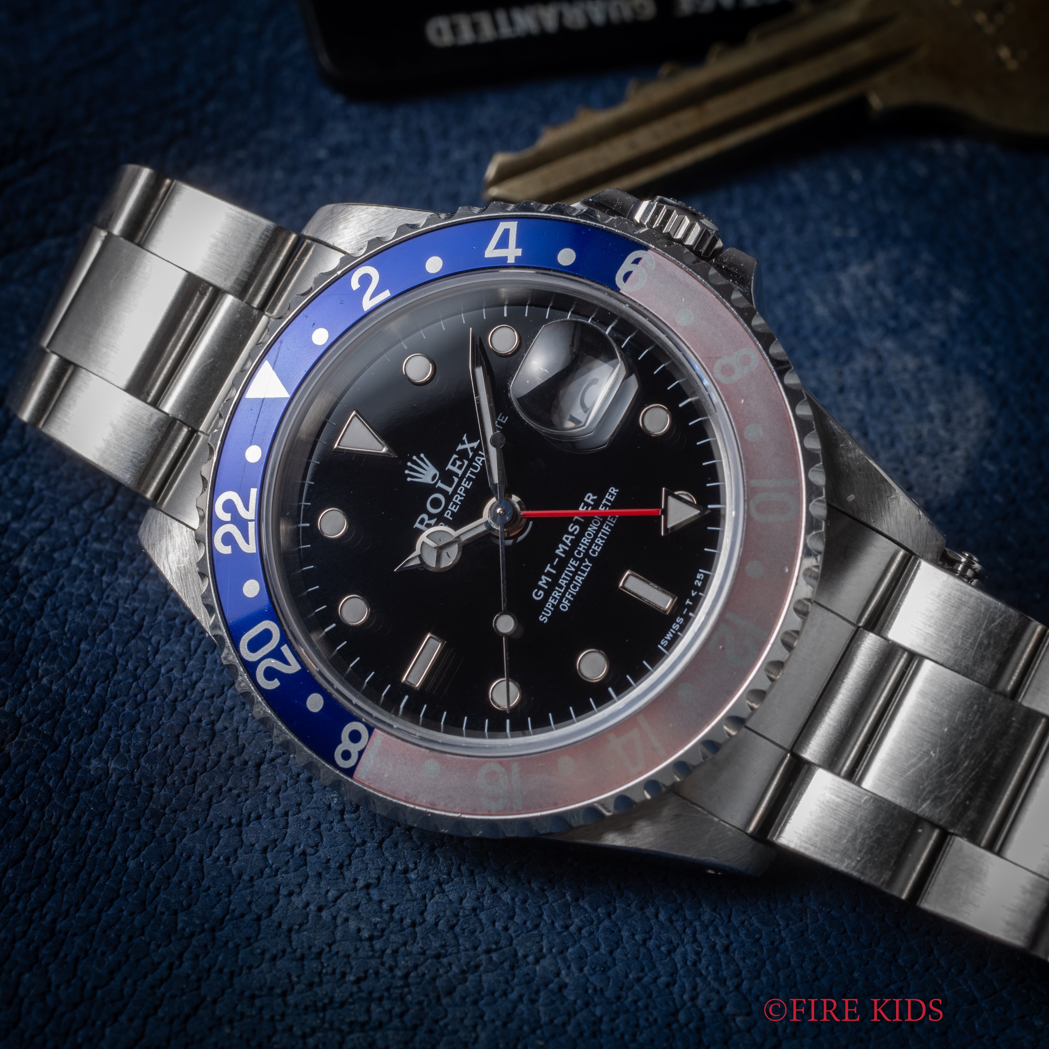 ロレックス GMTマスター 1996年製 Ref.16700 ペプシベゼル オールトリチウム ギャラ付