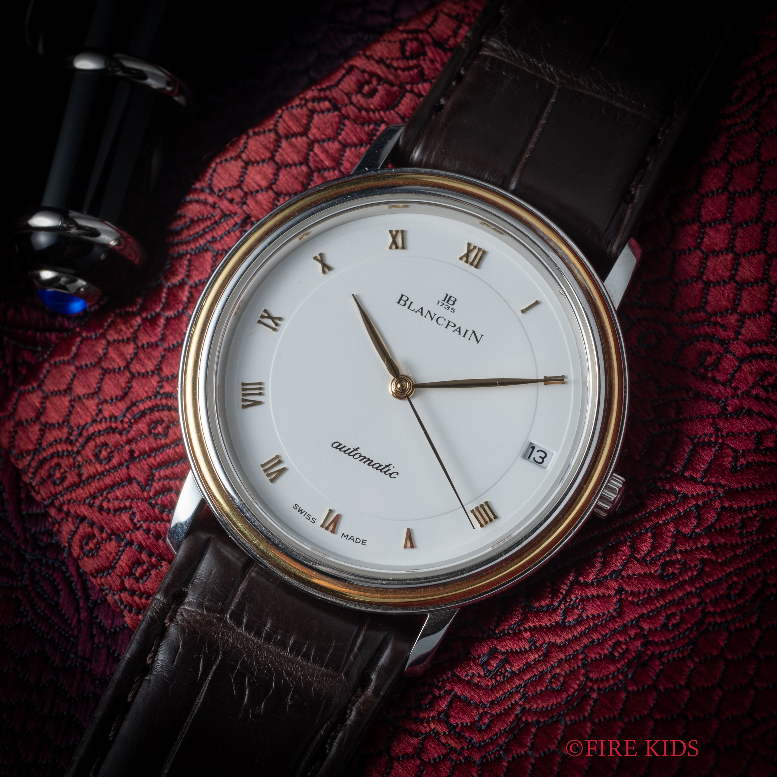 ブランパン ヴィルレ ウルトラスリム Ref.1151-1318-58 コンビ 1990年代製 Cal.1151