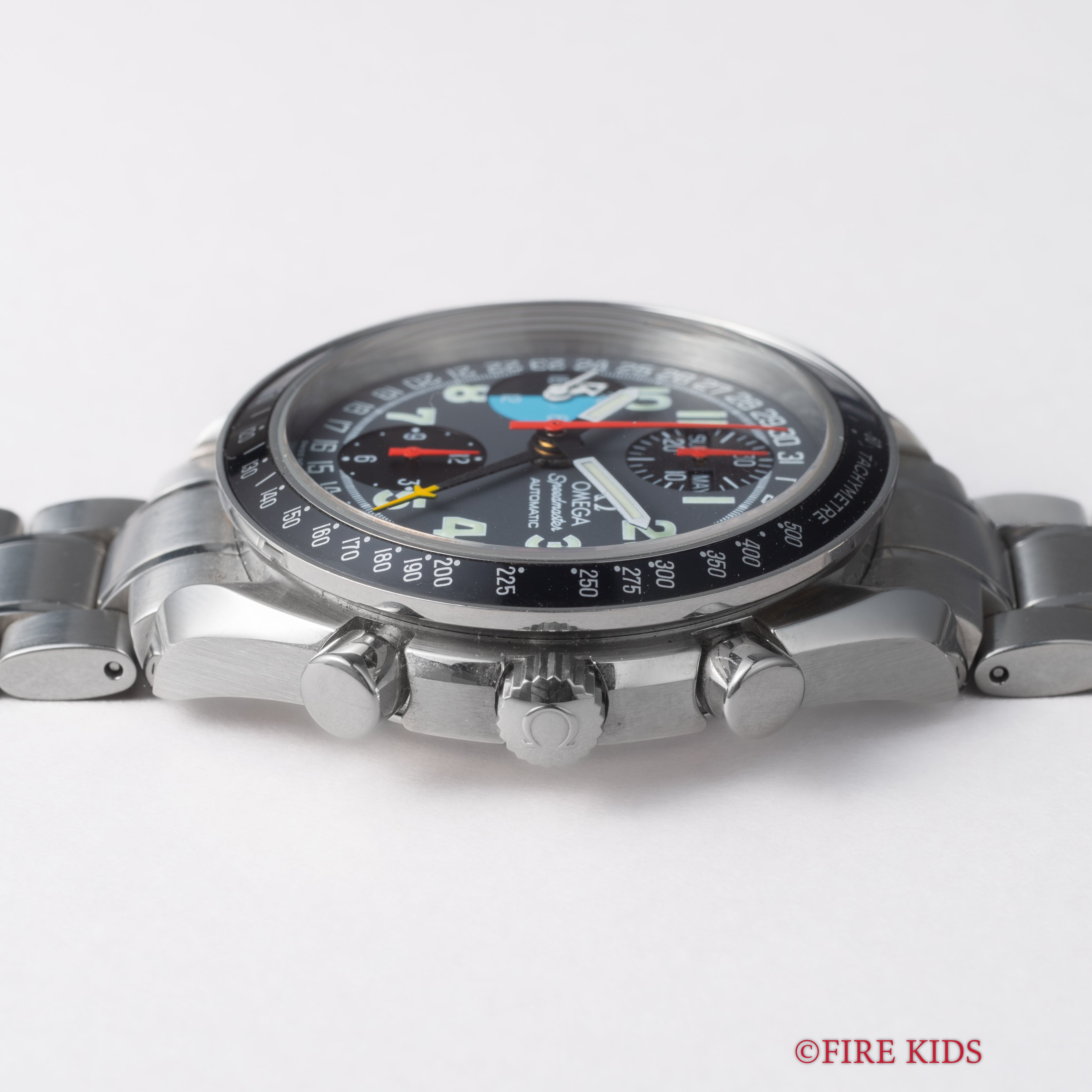 オメガ スピードマスター マーク40 AMPM 1997年製 AM/PM タグ、取扱説明書付き