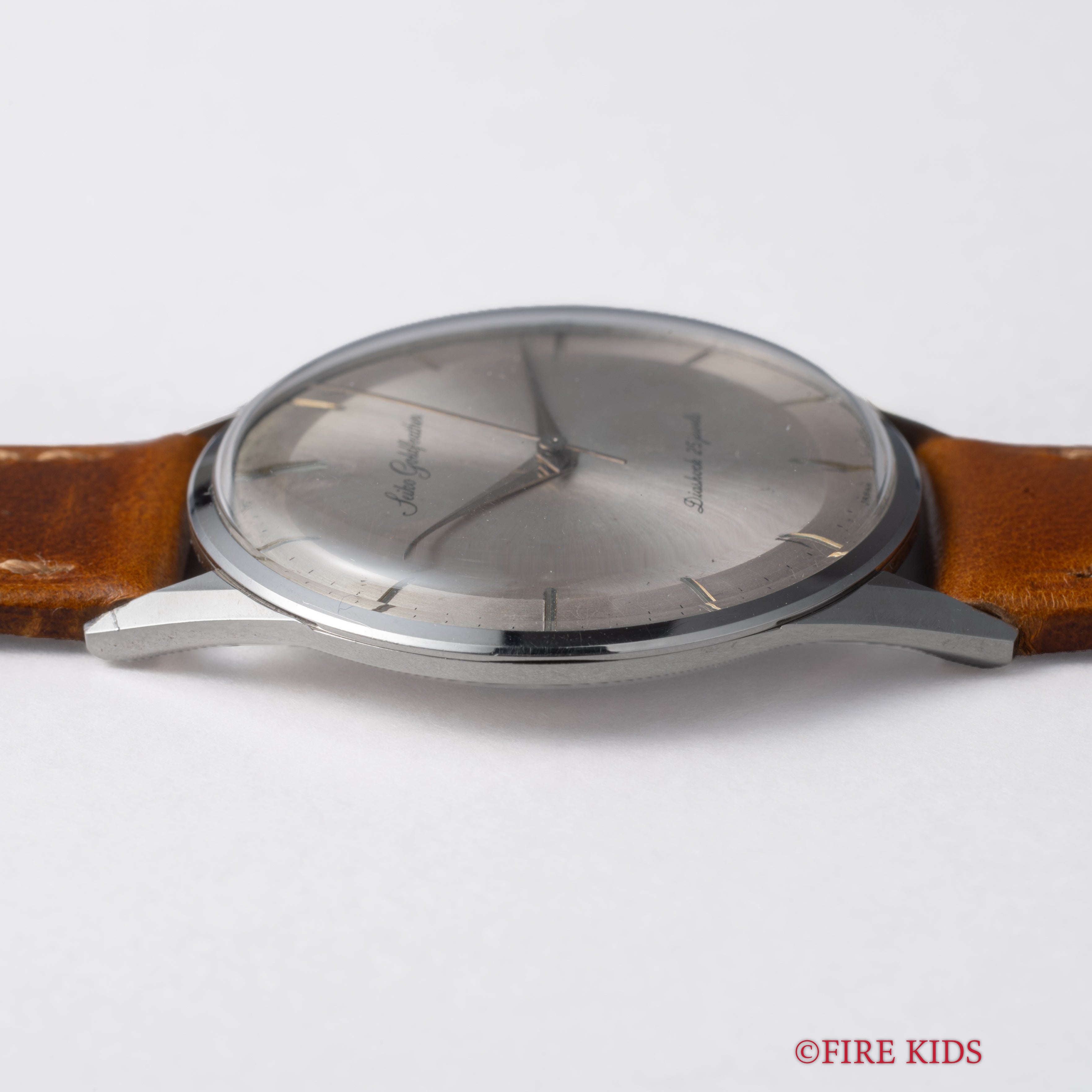 セイコー ゴールドフェザー 1961年製 薄型手巻き センターセコンド ステンレスケース