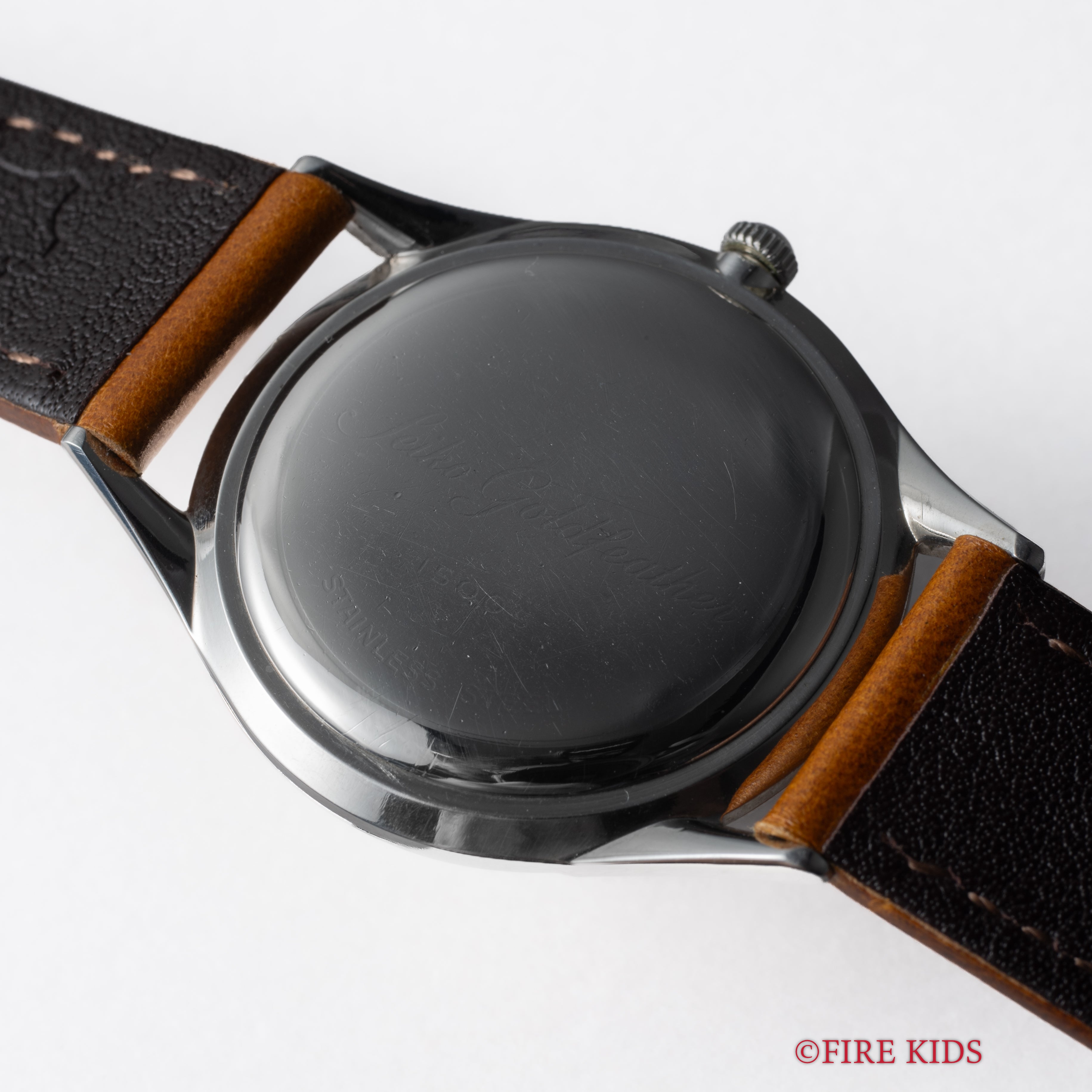 セイコー ゴールドフェザー 1961年製 薄型手巻き センターセコンド ステンレスケース