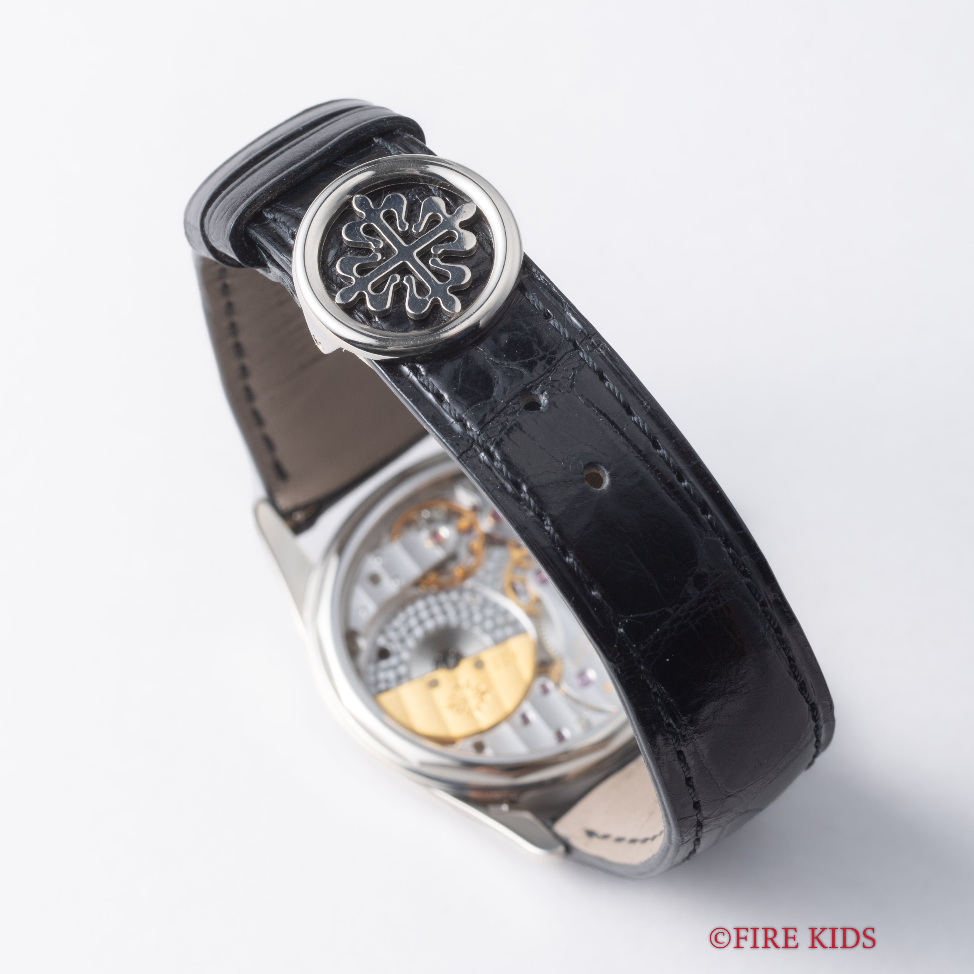 パテック・フィリップ カラトラバ 1990年代製 Ref.5000 Cal.240PS 純正18KWG製Dバックル付き