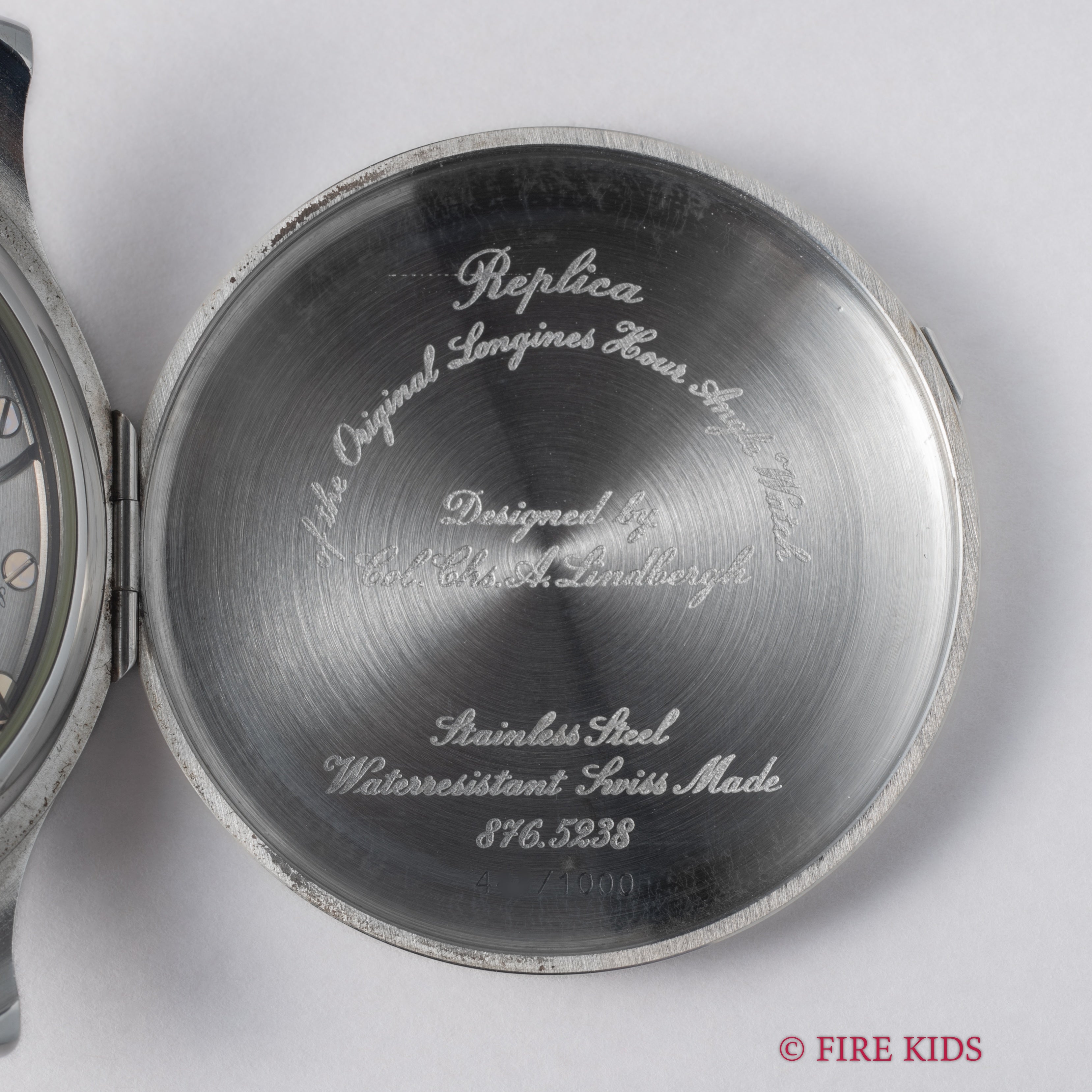 ロンジン リンドバーグ Ref.876.5238 復刻モデル 1987年製 Cal.L876Z 純正革ベルト、純正尾錠付き