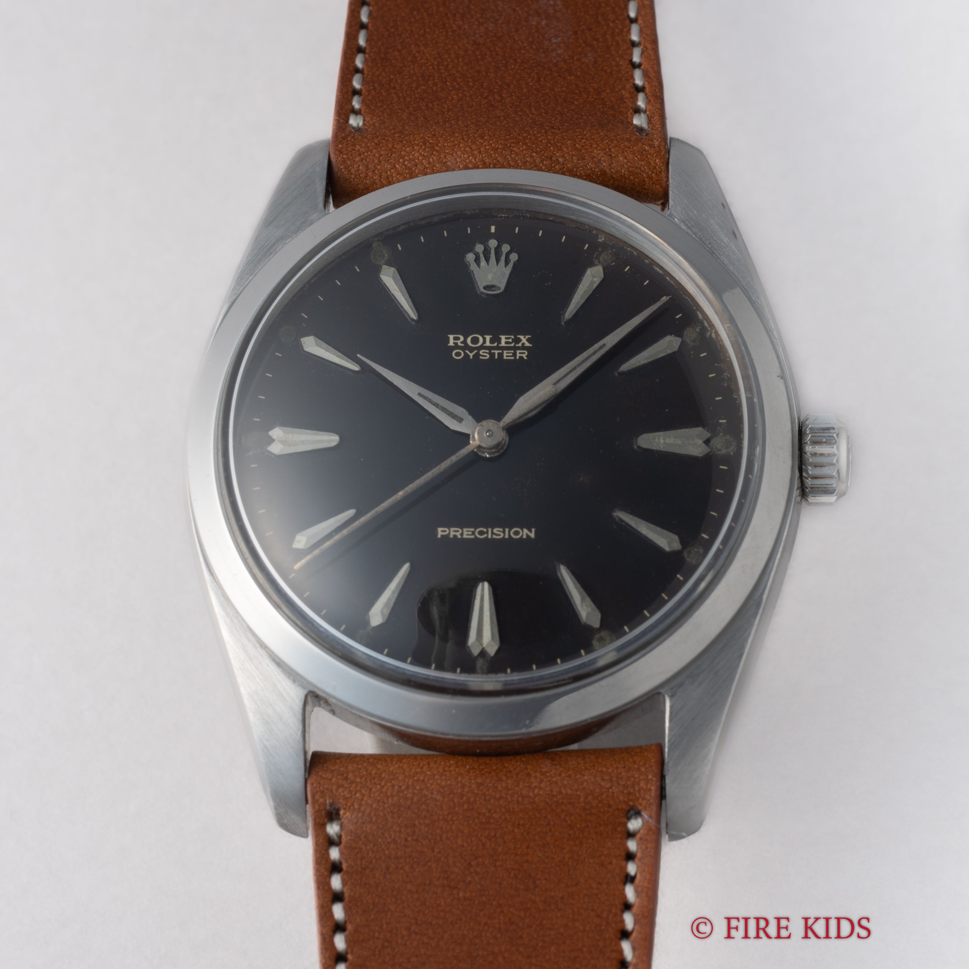 ロレックス ビッグオイスター Ref.6424 ブラックギルト 1964年製 手巻き