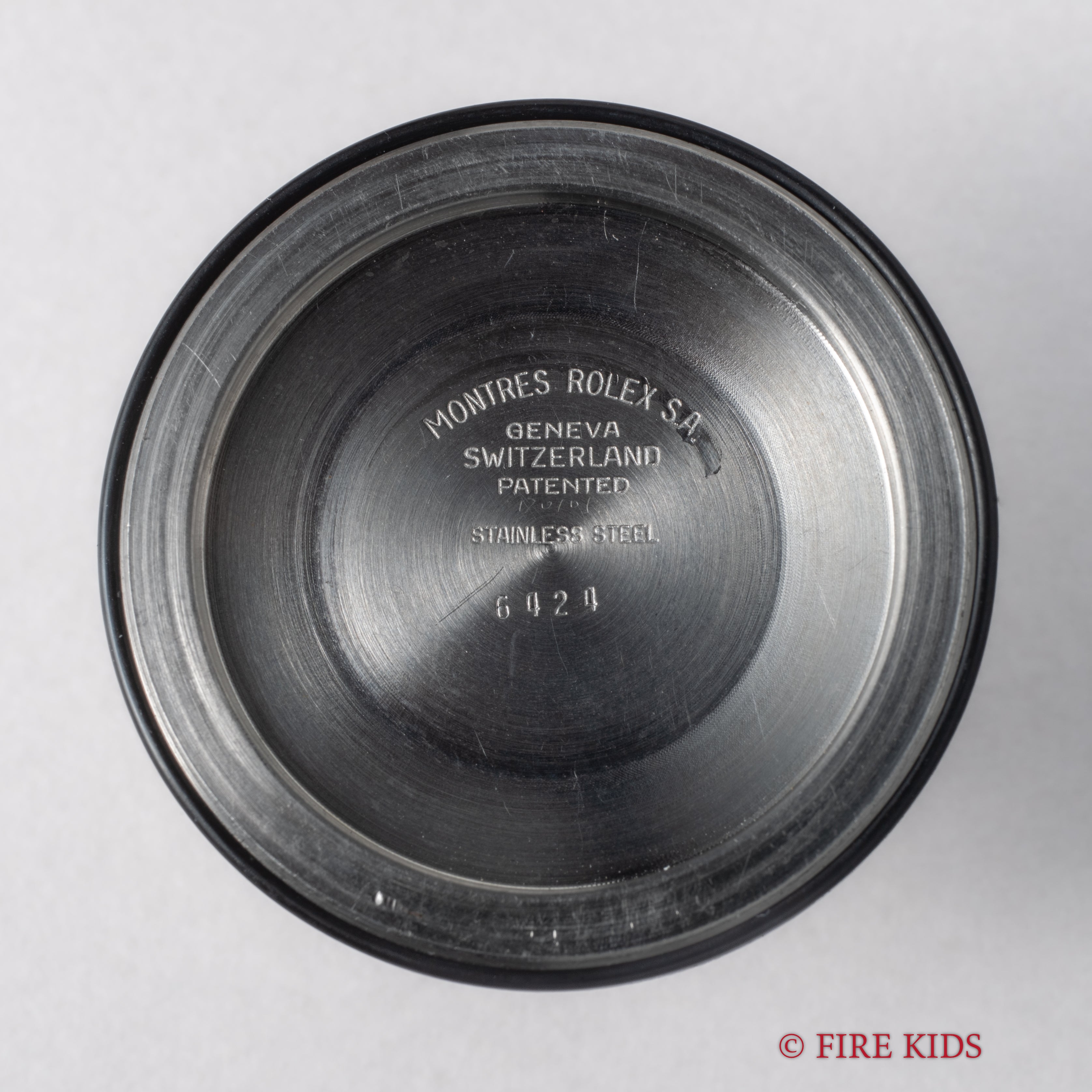 ロレックス ビッグオイスター Ref.6424 ブラックギルト 1964年製 手巻き