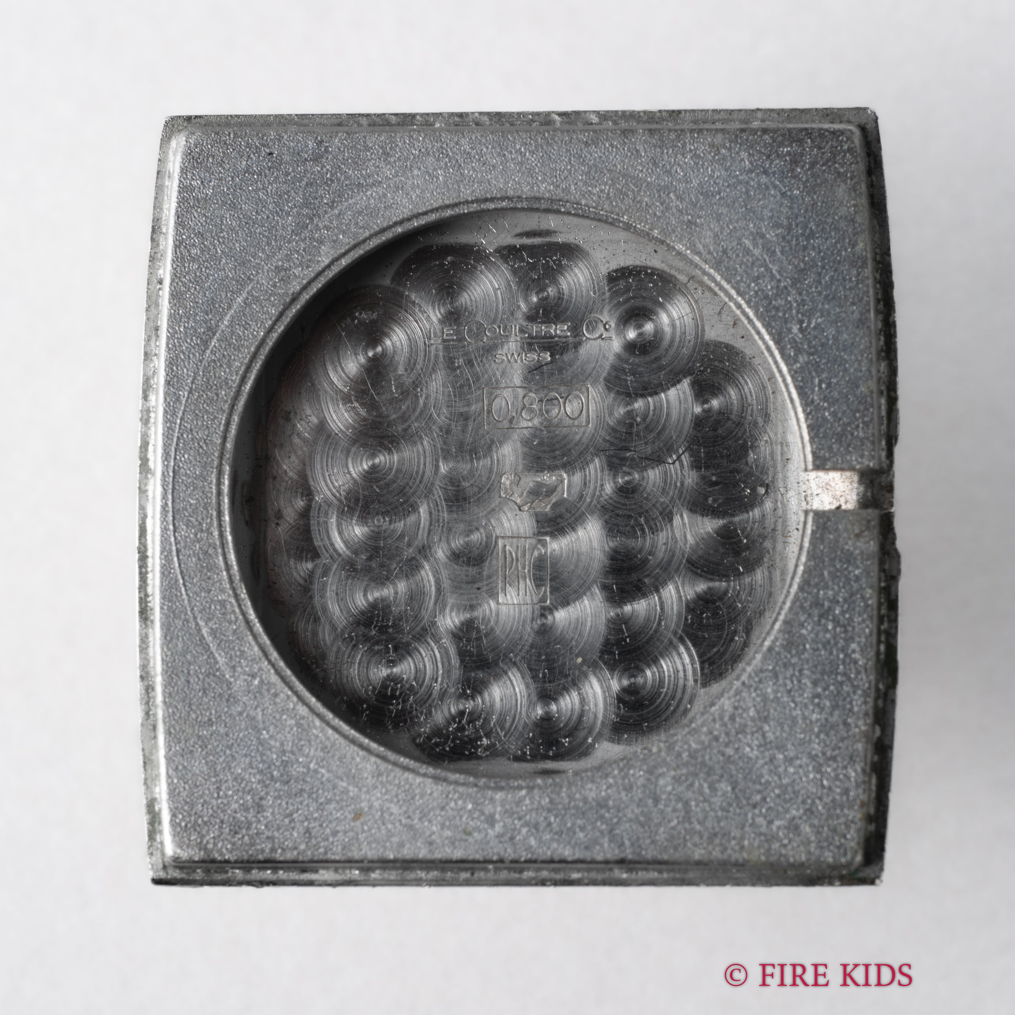 ジャガールクルト 1970年代製 ボーグ 銀無垢タンクケース ブルーダイヤル 手巻 cal.818/3