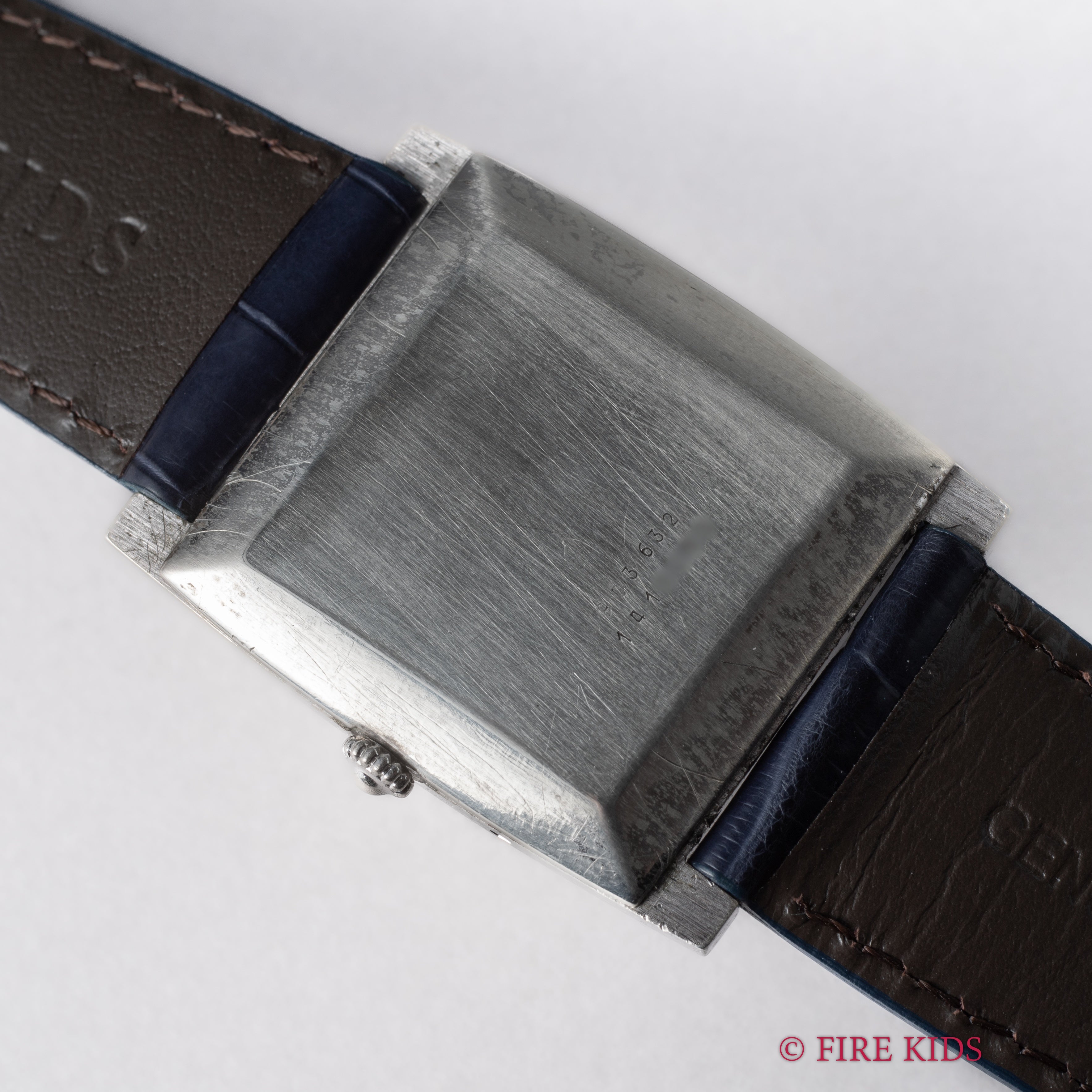 ジャガールクルト 1970年代製 ボーグ 銀無垢タンクケース ブルーダイヤル 手巻 cal.818/3