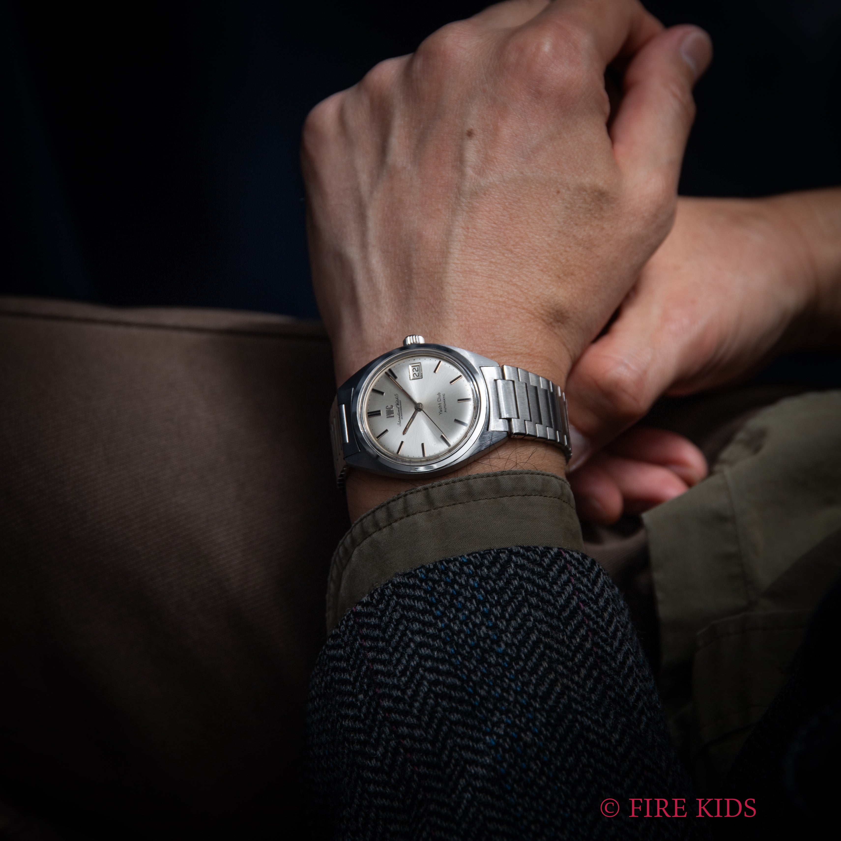 IWC ヨットクラブ 1967年製 Ref.R811A ペラトン式自動巻 Cal.8541 シルバーダイヤル 純正ブレス