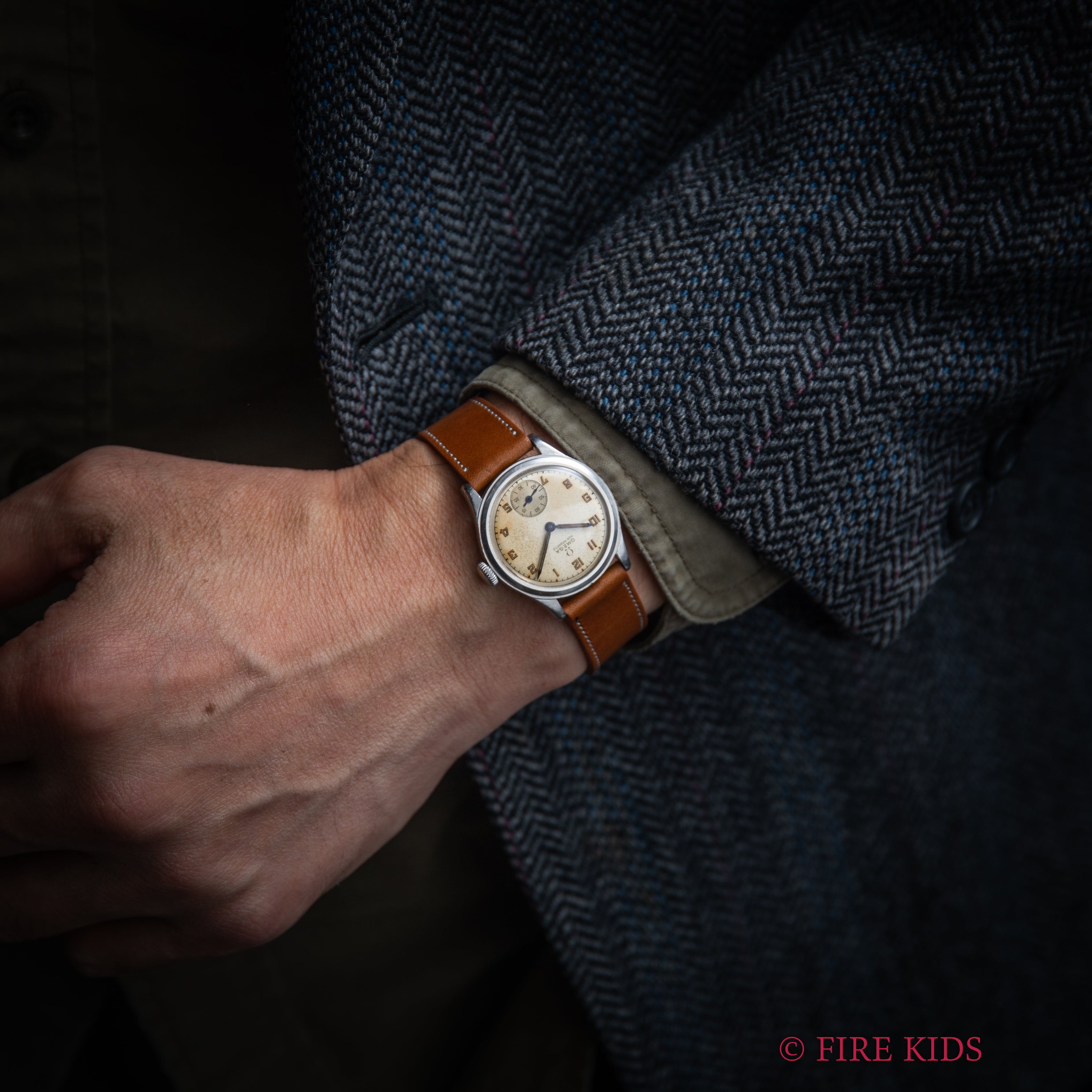 オメガ アラビアダイヤル スモセコ 1939年製 手巻 Cal.26.5T3PT1