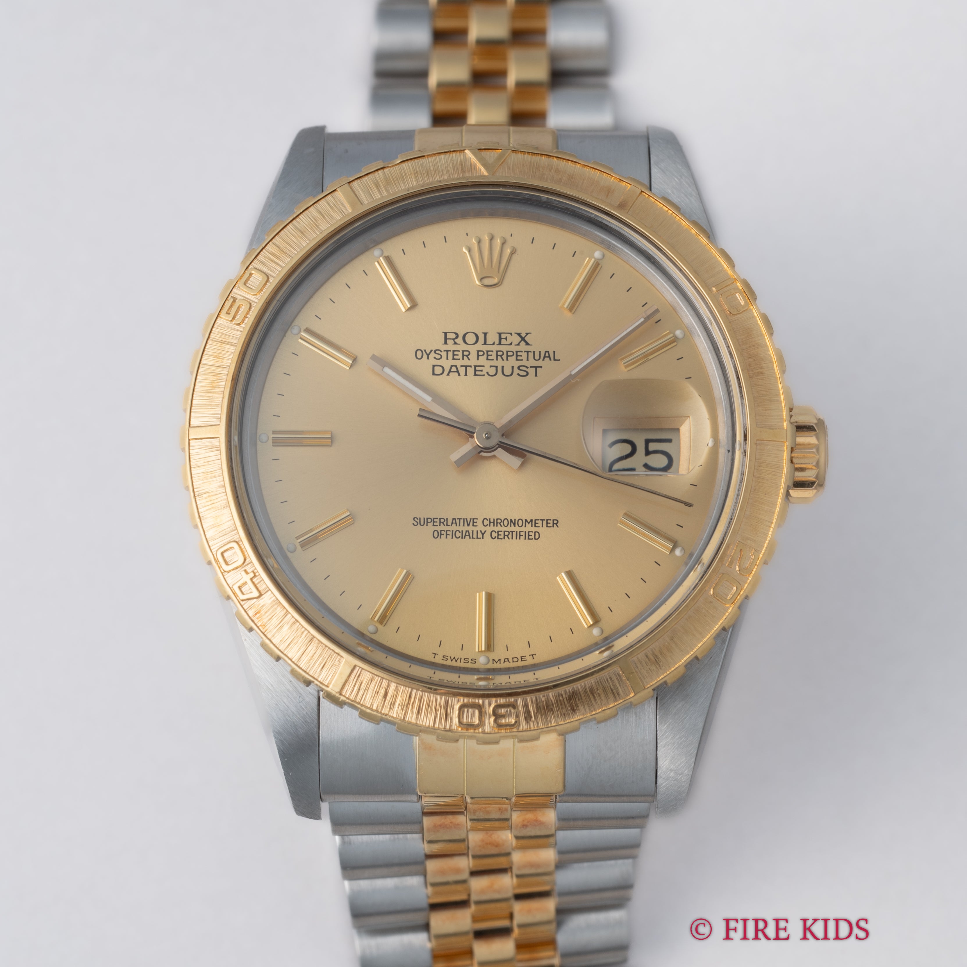 ロレックス サンダーバード1987～88年製 Ref.16523 シャンパンコンビ