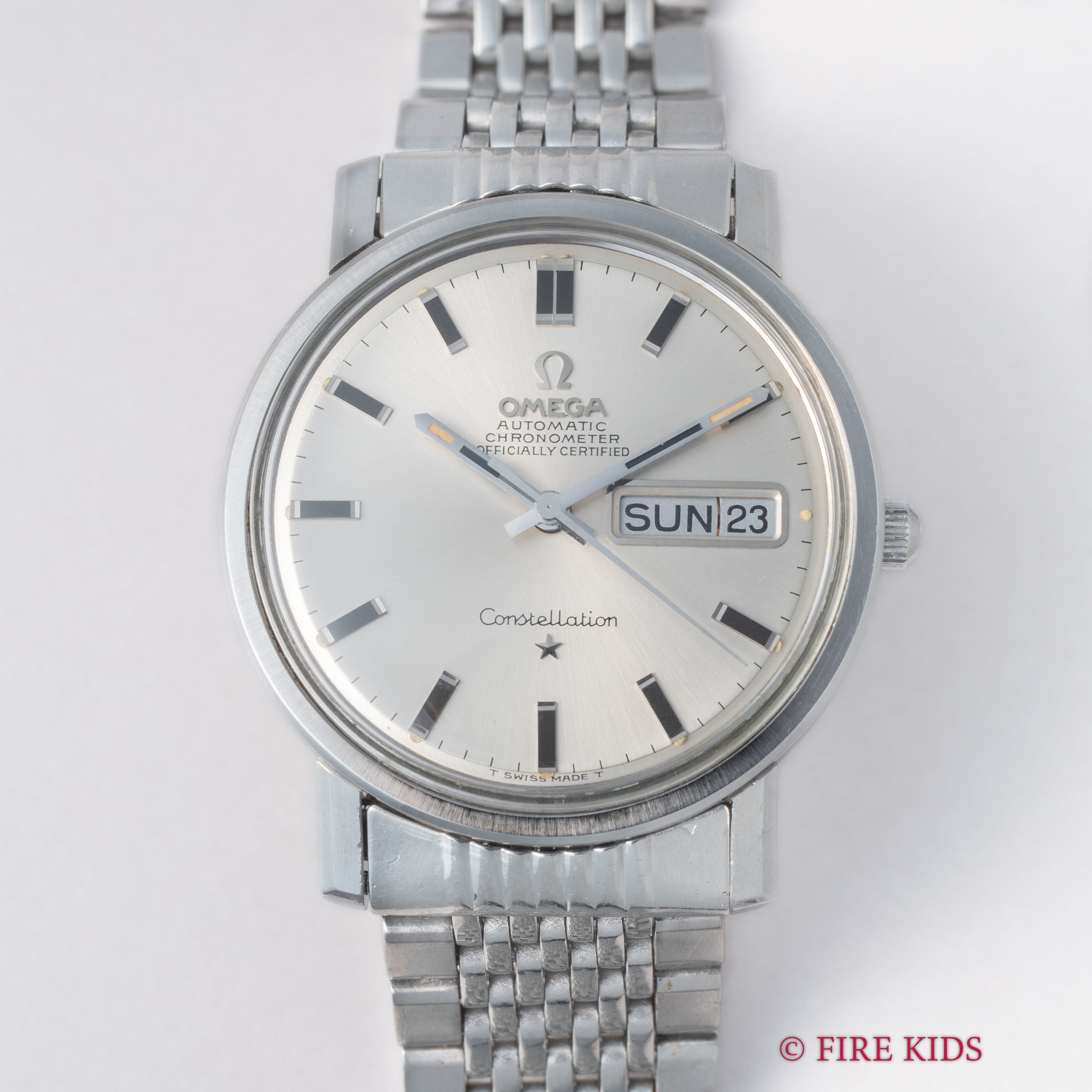 オメガ コンステレーション 1969年製 クロノメーター自動巻 Cal.751 Ref.168.016 純正ブレス付き