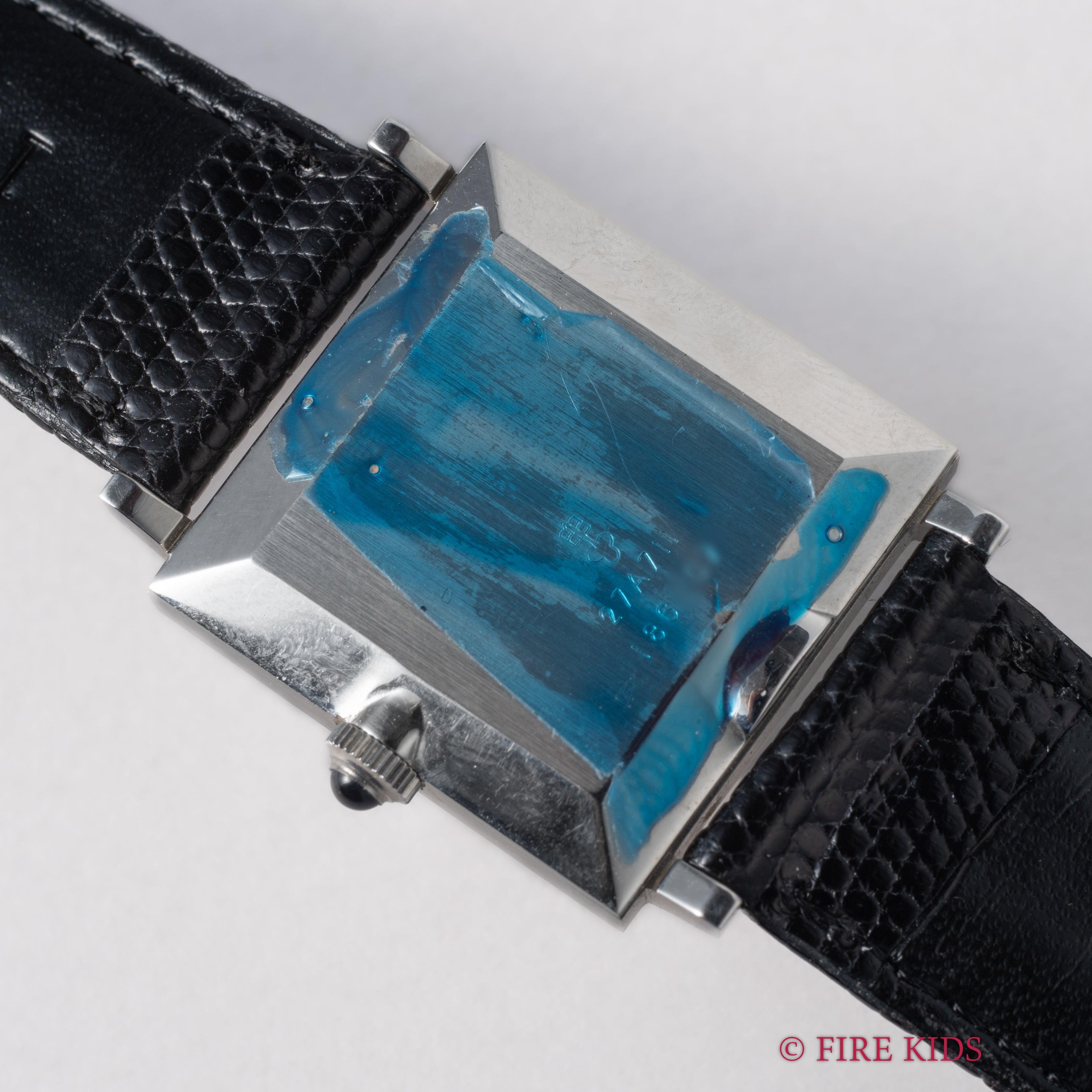 コルム スクエア 手巻き 1980年代製 純正尾錠付き