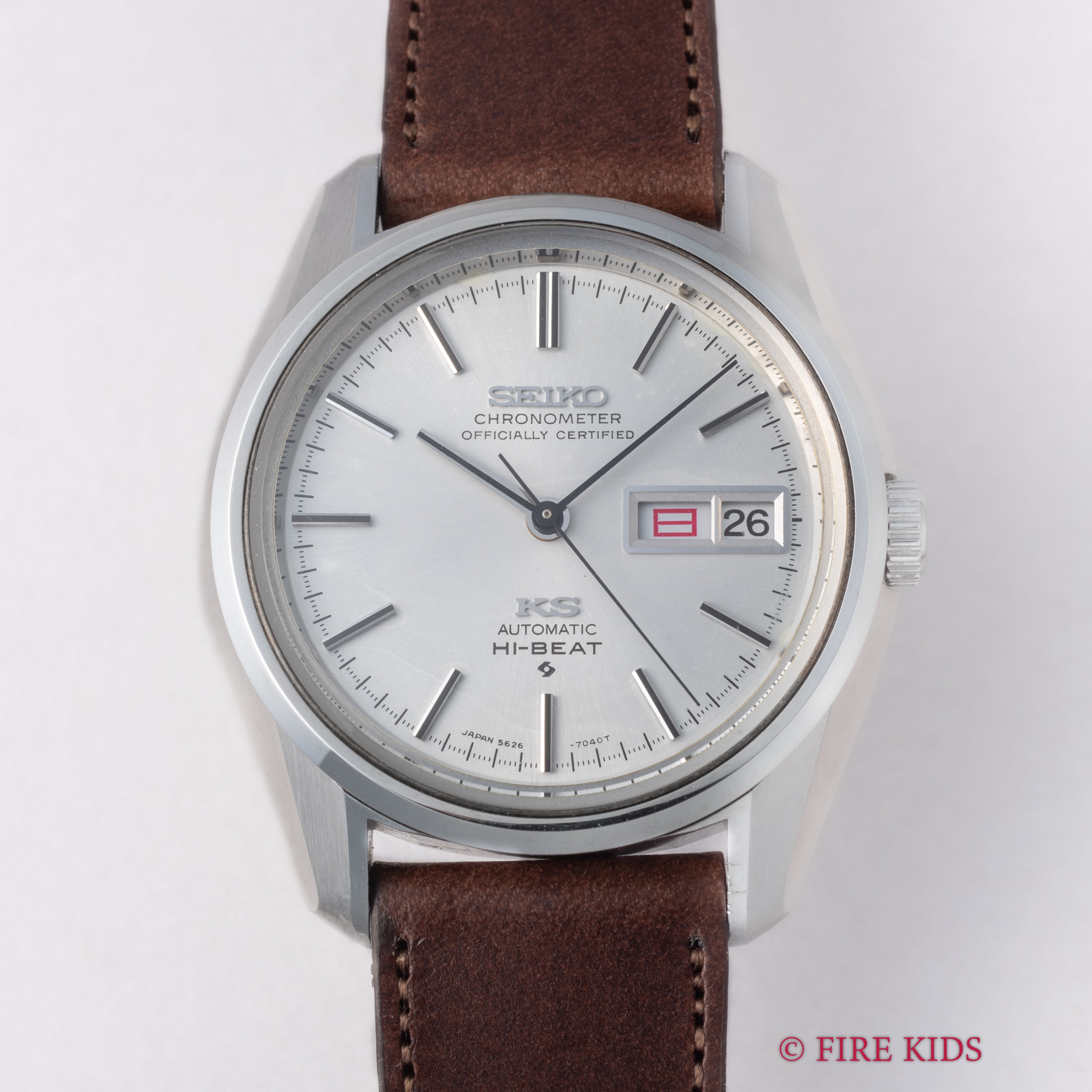 キングセイコー クロノメーター ハイビート 自動巻き 1973年製 Ref.5626-7041 56KS