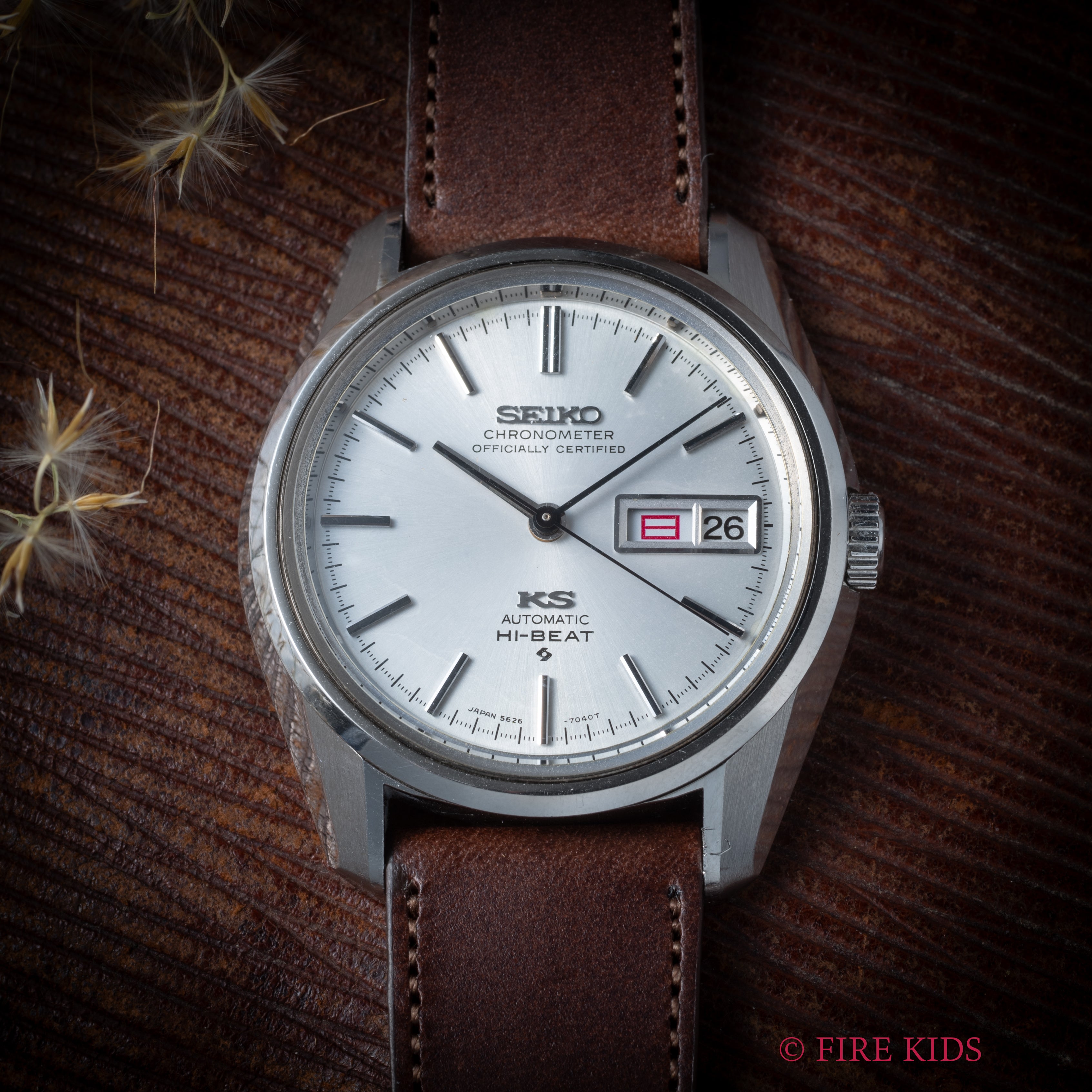 キングセイコー クロノメーター ハイビート 自動巻き 1973年製 Ref.5626-7041 56KS