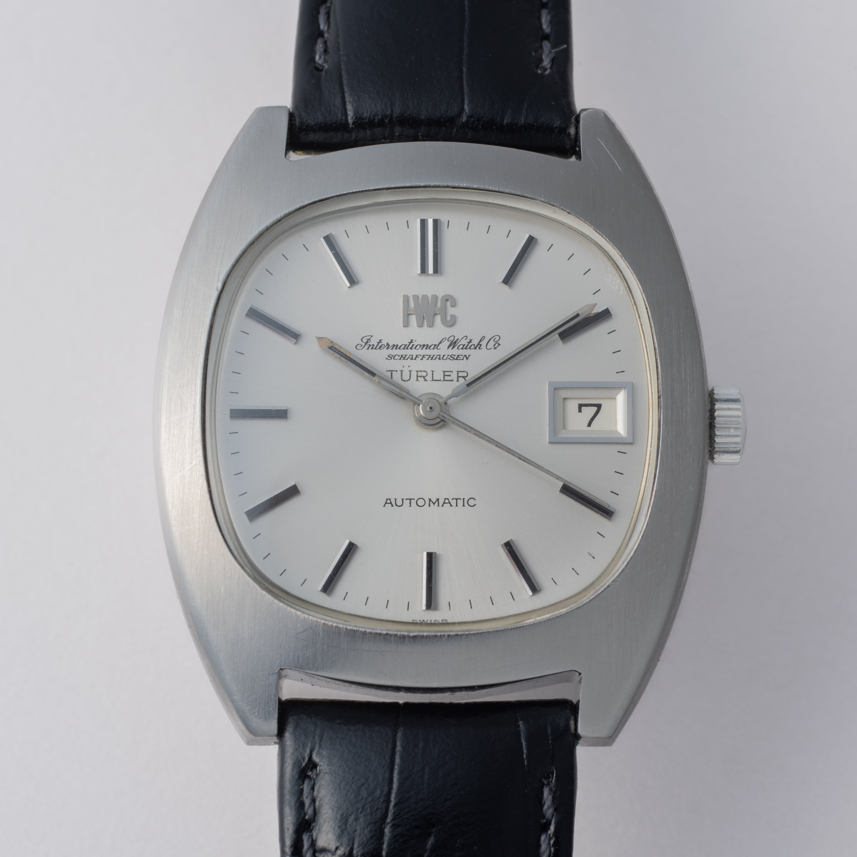 IWC トノー型 チューラーWネーム 1970年製/昭和45年製 純正尾錠付き ペラトン式自動巻き Cal.8541B