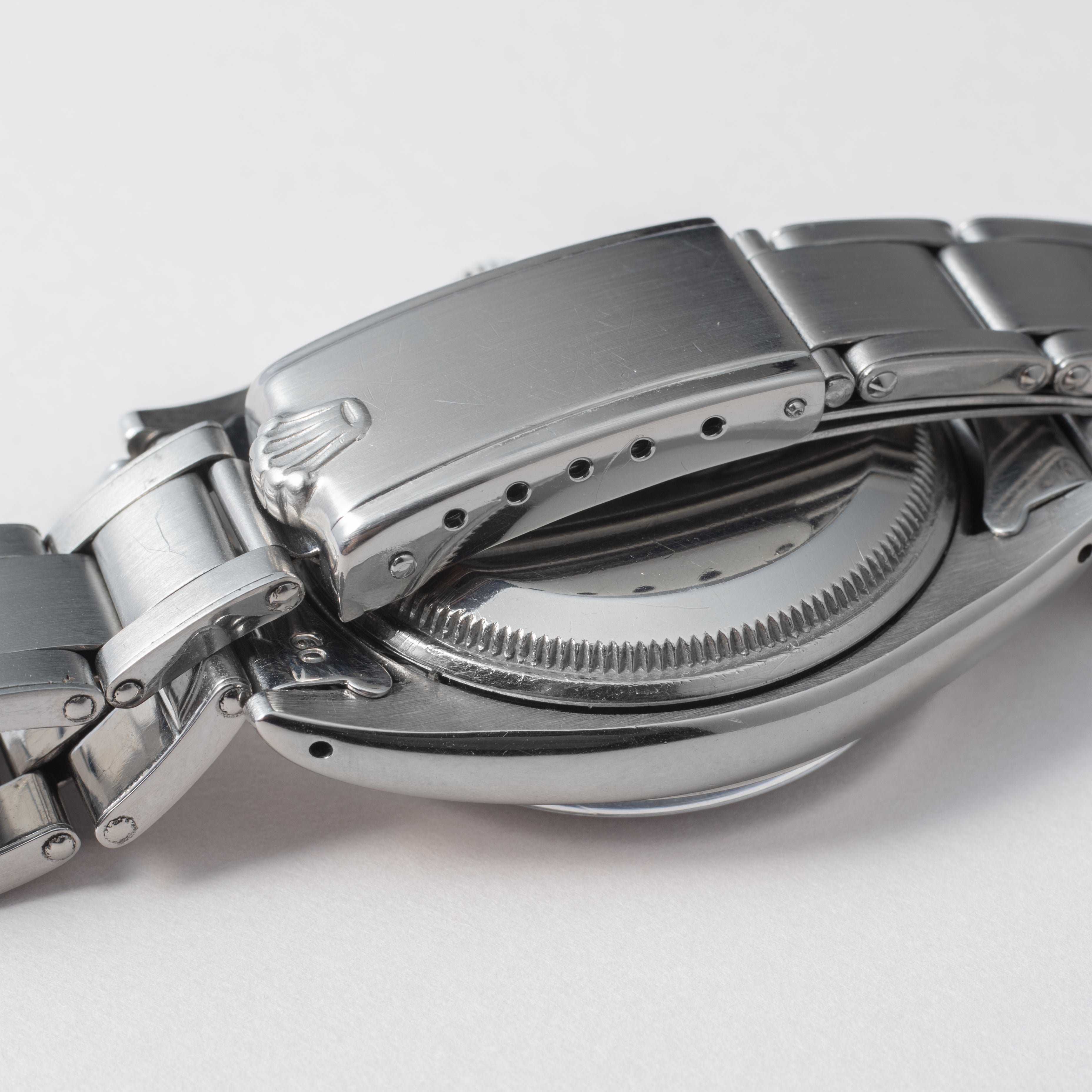 ロレックス 1961年製 オイスターパーペチュアル Ref.6558 赤秒針 純正リベットブレス