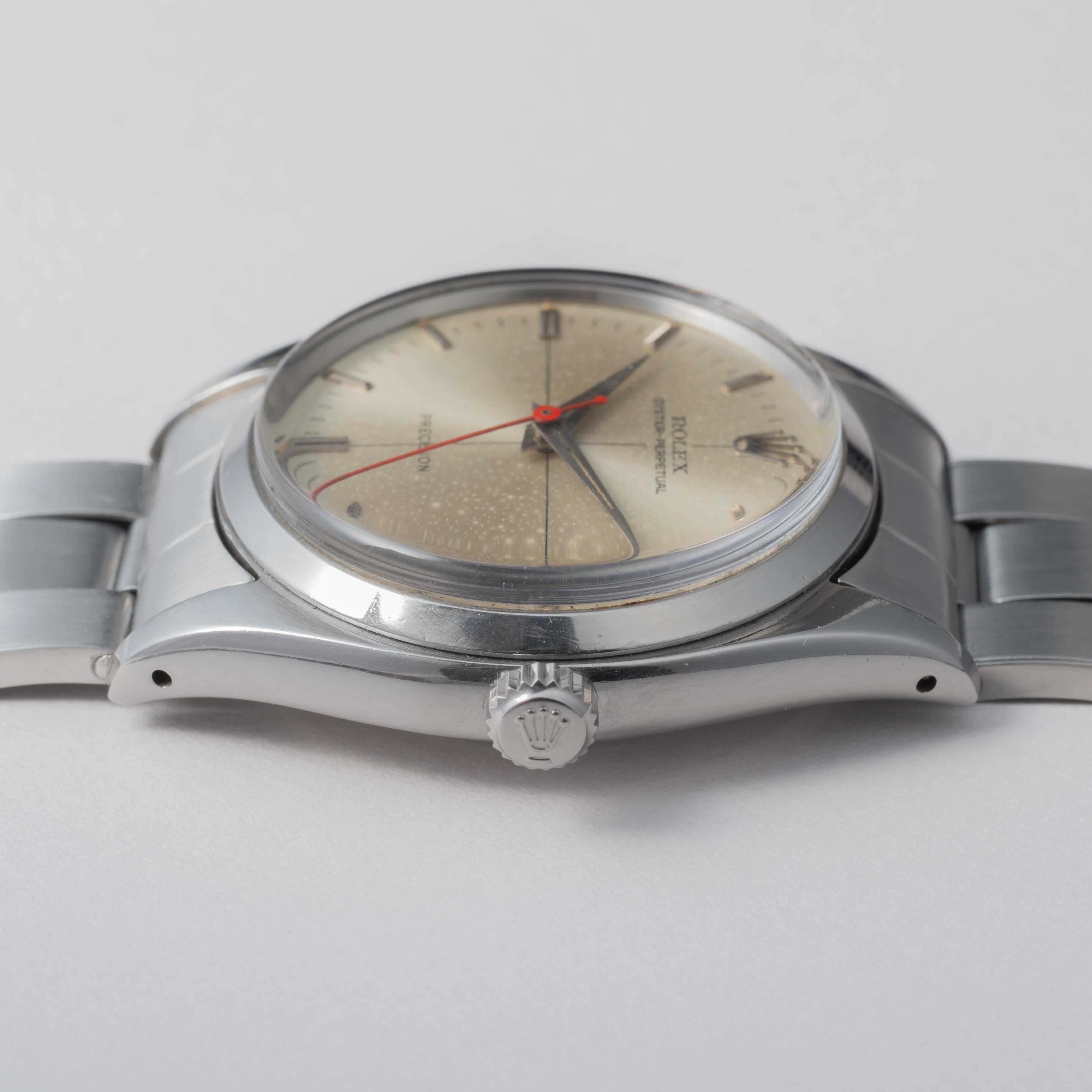 ロレックス 1961年製 オイスターパーペチュアル Ref.6558 赤秒針 純正リベットブレス