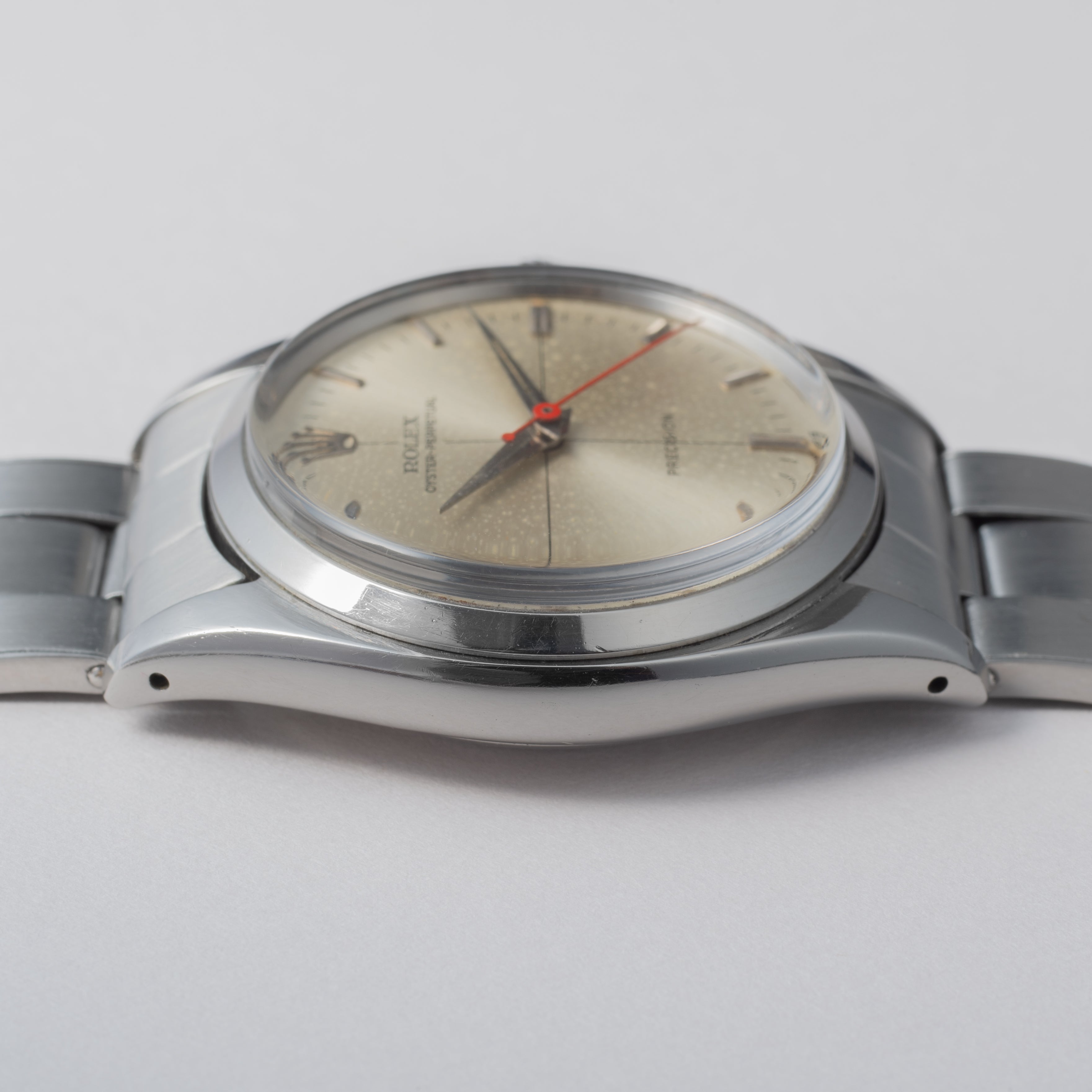 ロレックス 1961年製 オイスターパーペチュアル Ref.6558 赤秒針 純正リベットブレス