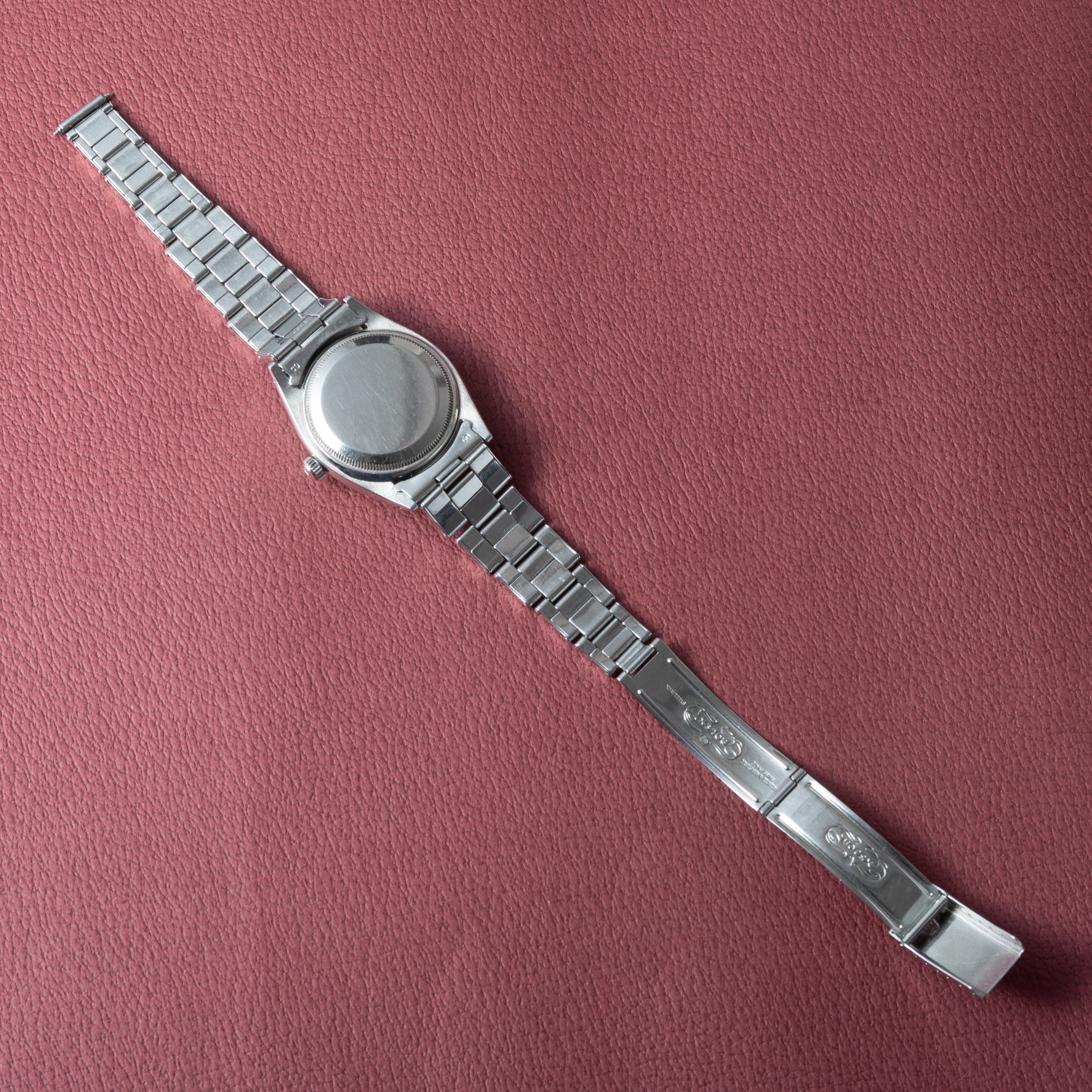 ロレックス 1961年製 オイスターパーペチュアル Ref.6558 赤秒針 純正リベットブレス