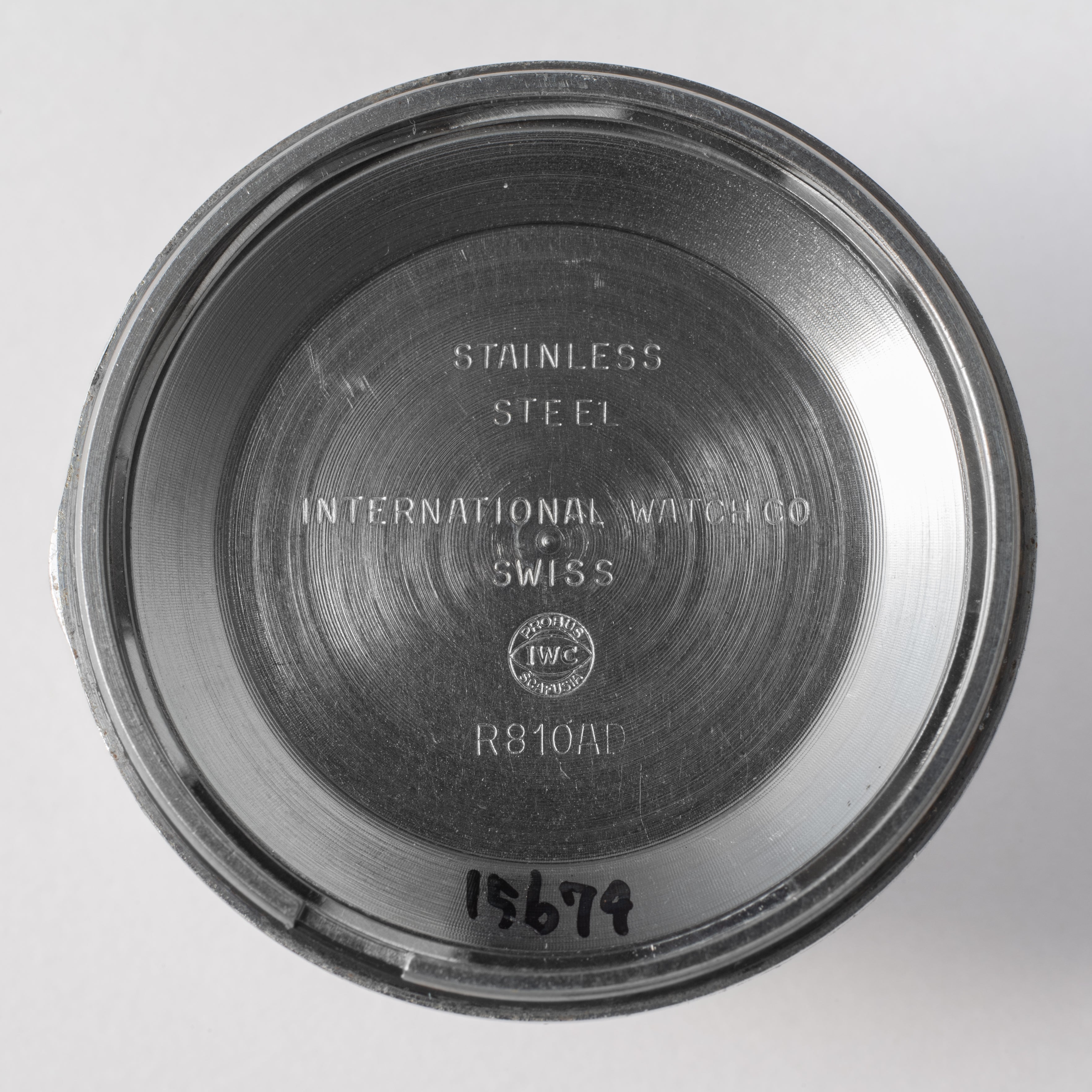 IWC ラウンドケース オートマチック 1969年製 Ref.R810AD グレーダイヤル 純正尾錠付き