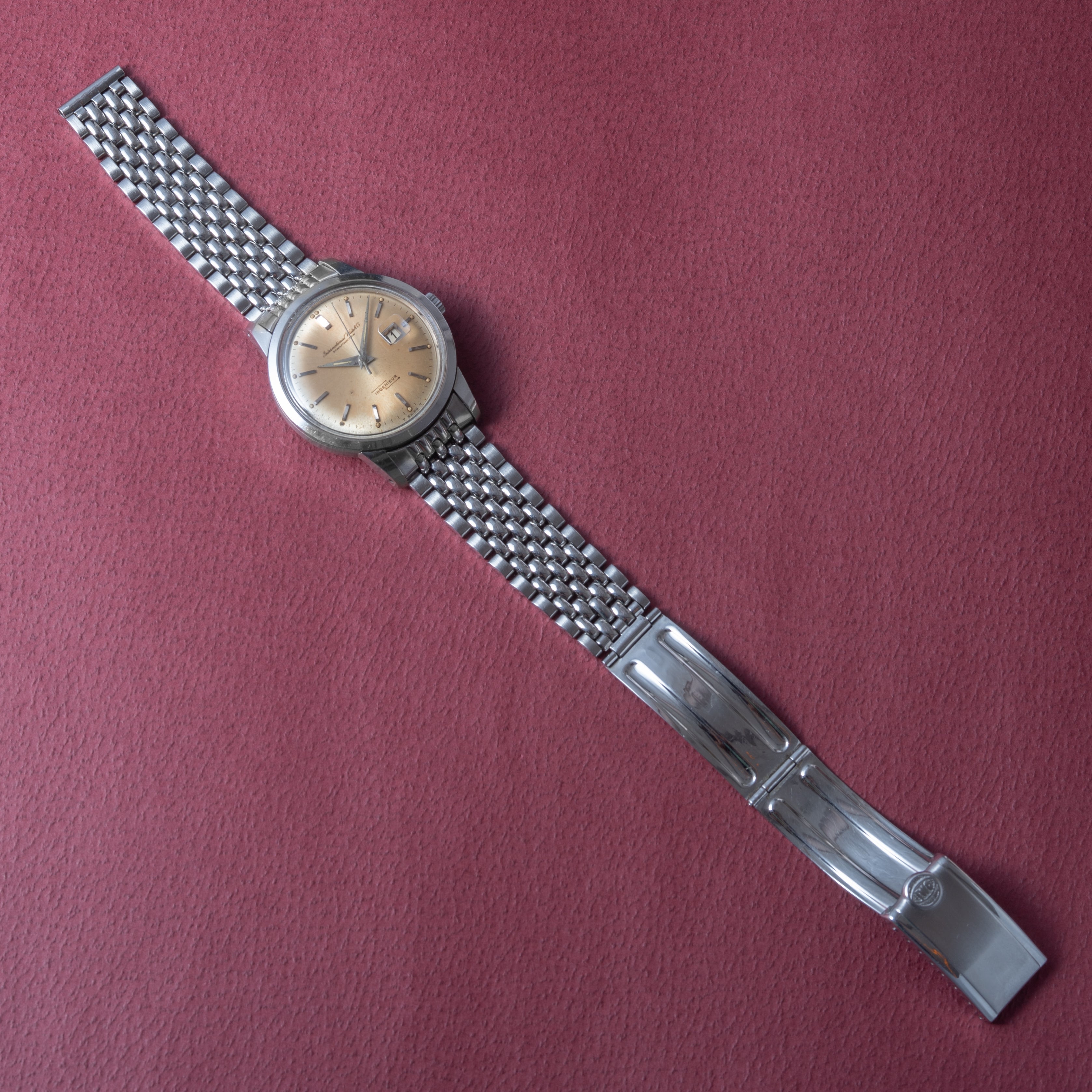 IWC インヂュニア 1963年製 Cal.8531 純正ゲイフレアーブレス付き