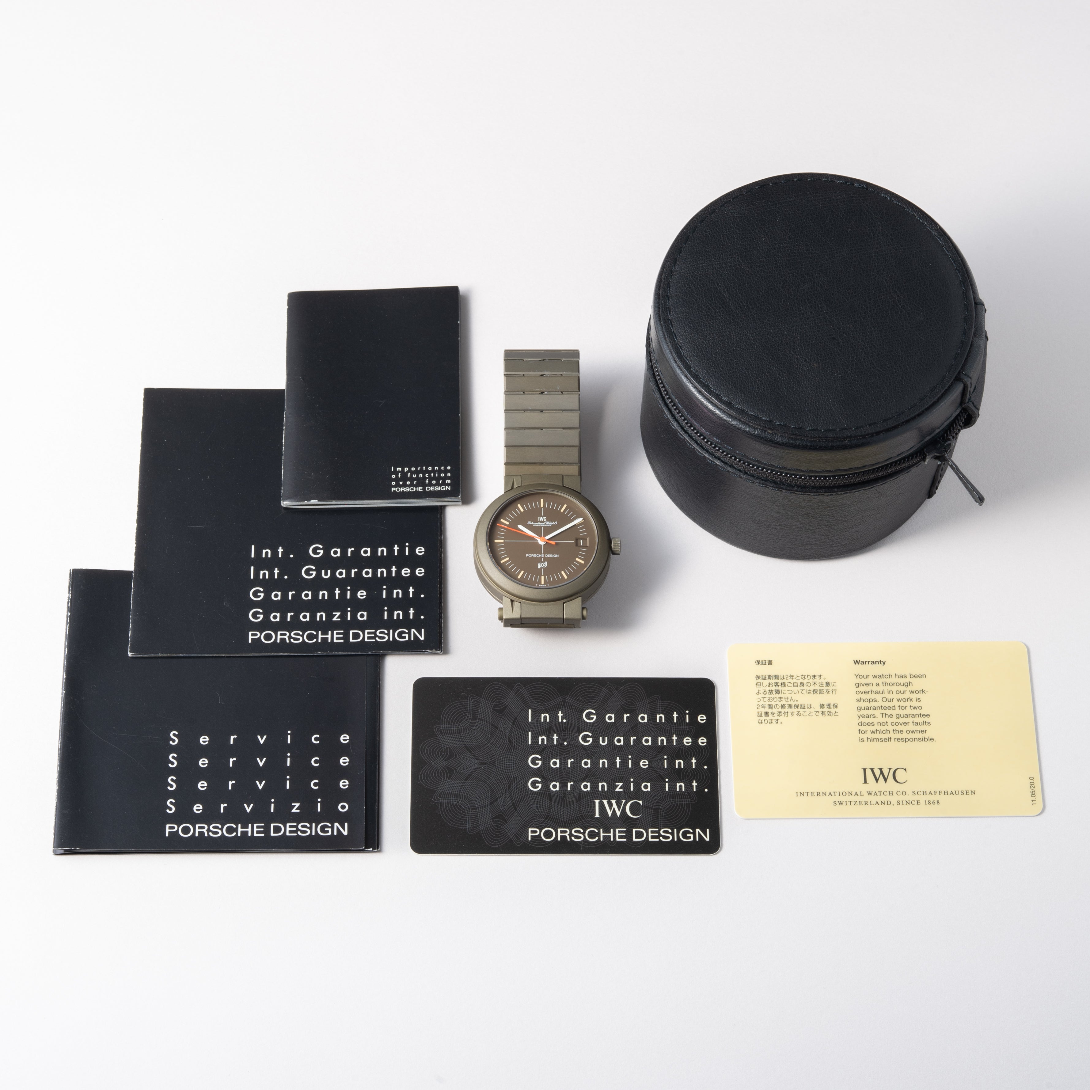 IWC ポルシェデザイン コンパスウォッチ 1978年製 箱、ギャラ付き