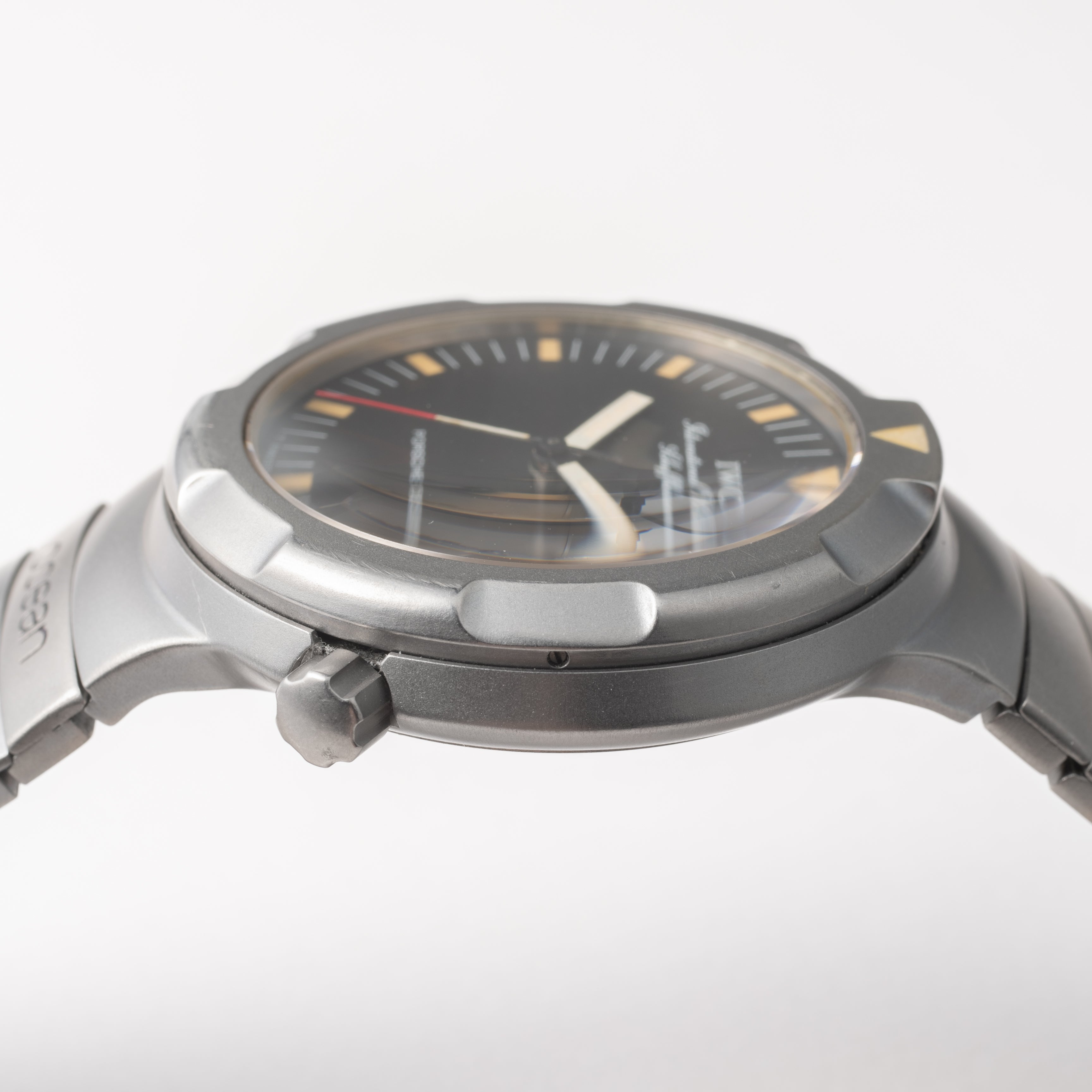 ポルシェデザインbyIWC オーシャン2000 1983年製 Ref.3500 初期 筆記体 純正ベルクロ付き 自動巻