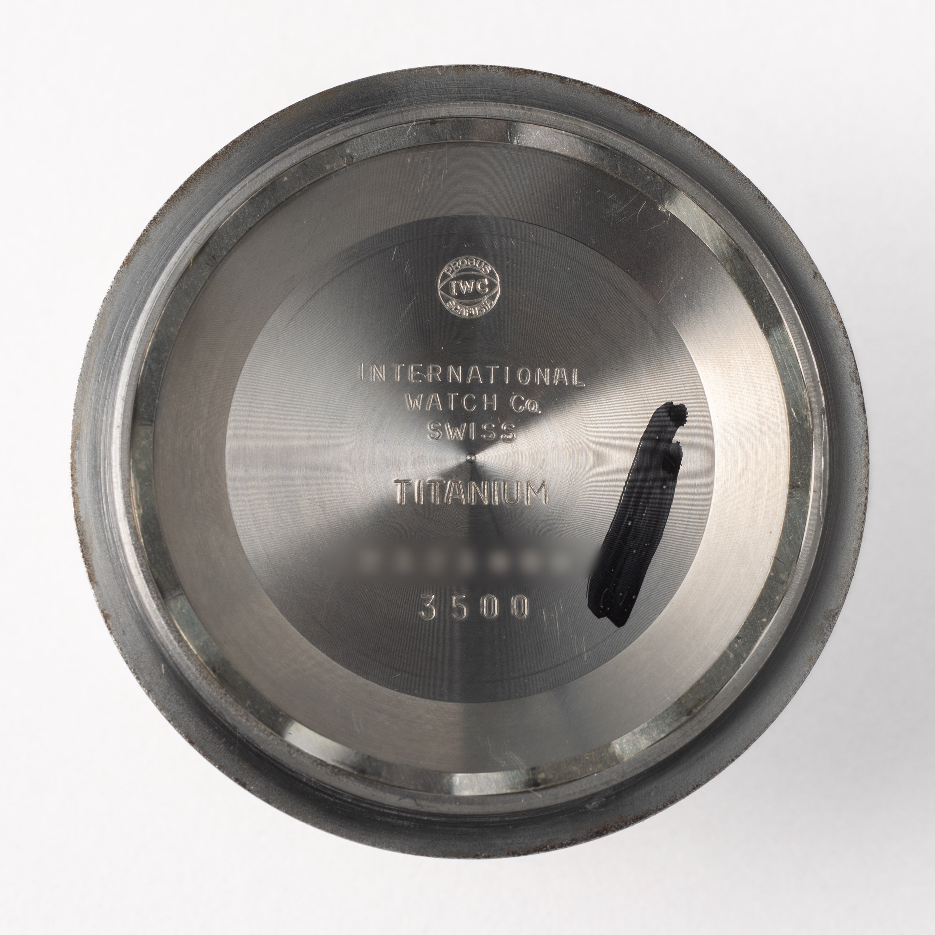 ポルシェデザインbyIWC オーシャン2000 1983年製 Ref.3500 初期 筆記体 純正ベルクロ付き 自動巻
