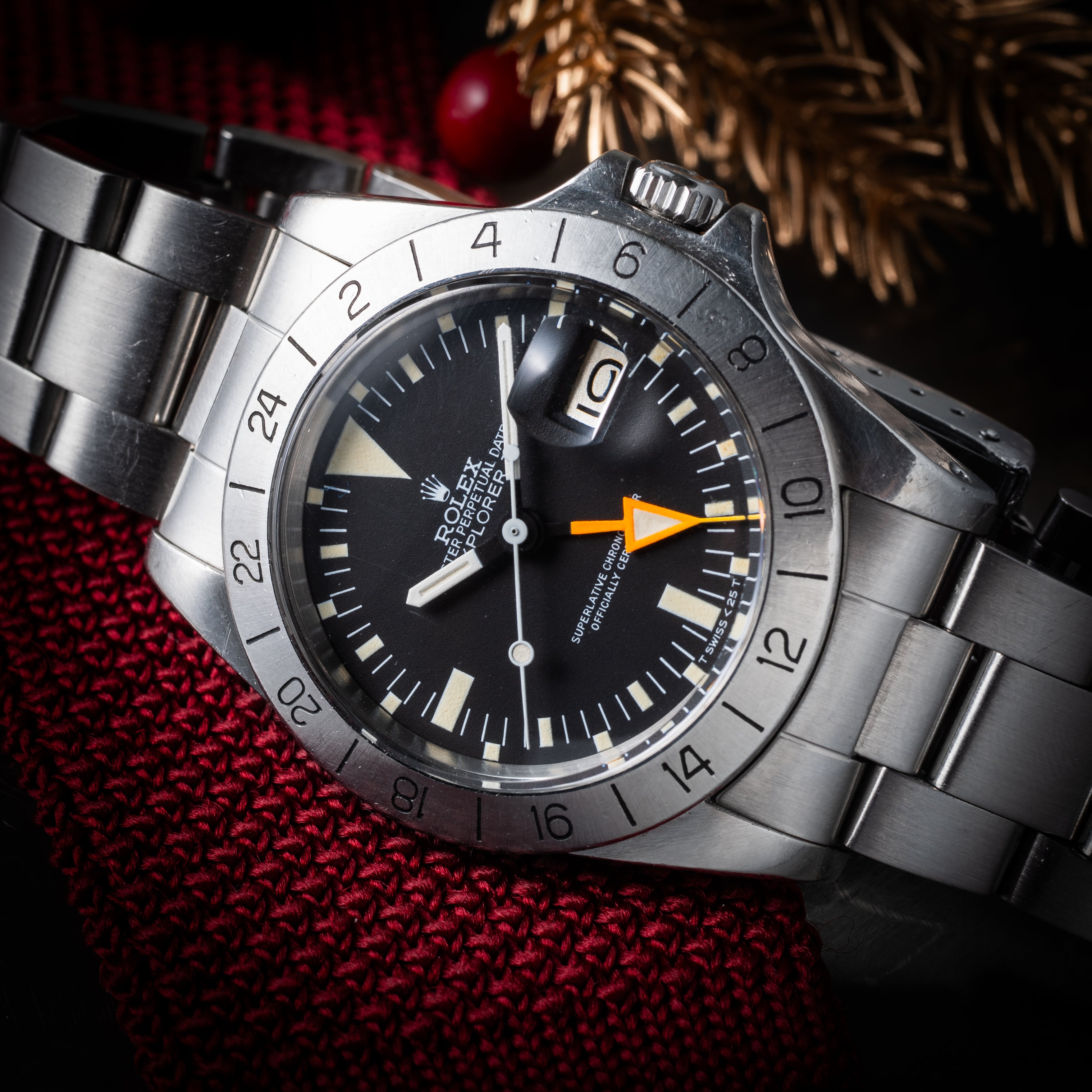 ロレックス エクスプローラーⅡ 1979年製 Ref.1655 マーク4ダイヤル マーク3ベゼル